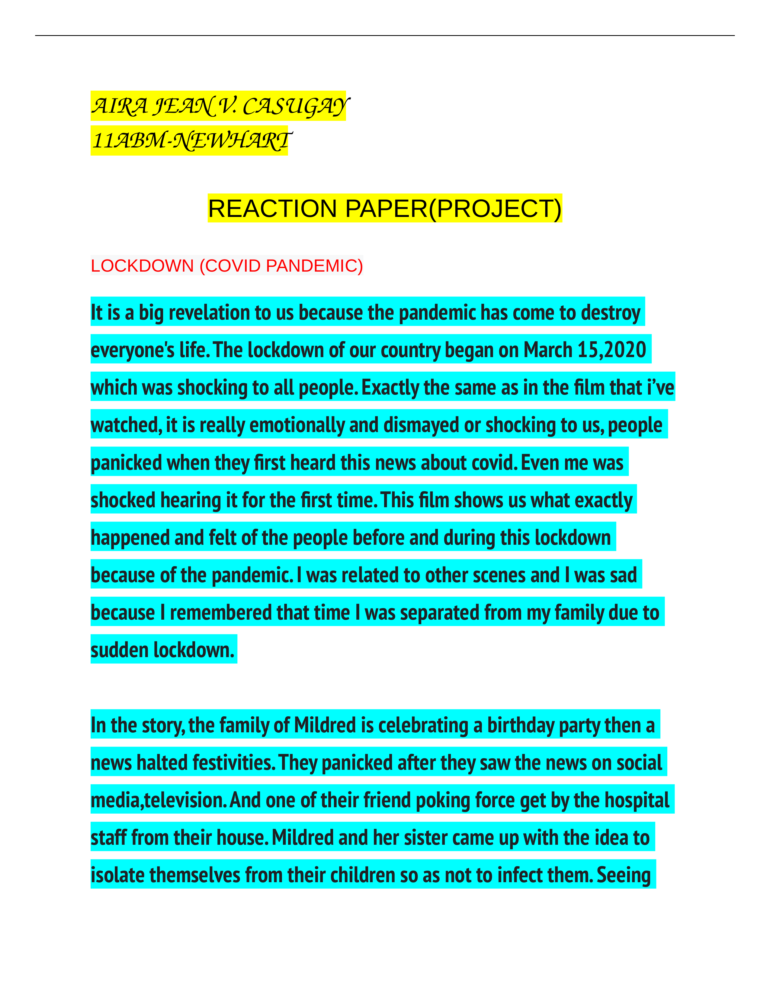 Aira Jean Casugay - REACTION PAPER.docx_d59iz0kngfd_page1