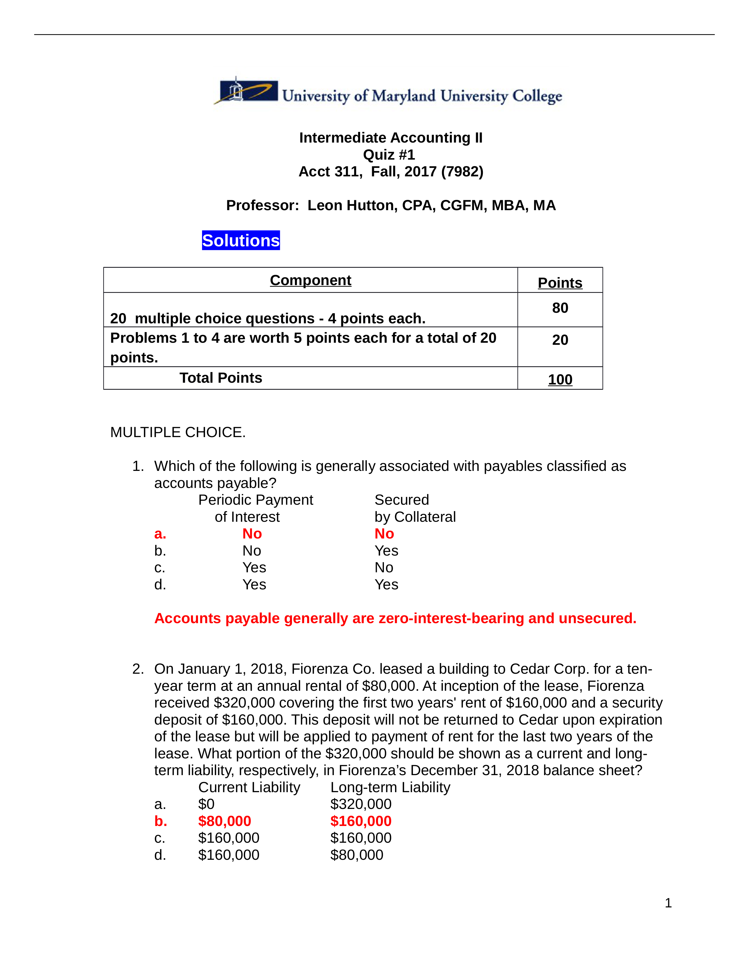 ACCT 311 Quiz # 1 Fall, 2017 (7982)  (with answers).docx_d5e7vp9bol9_page1