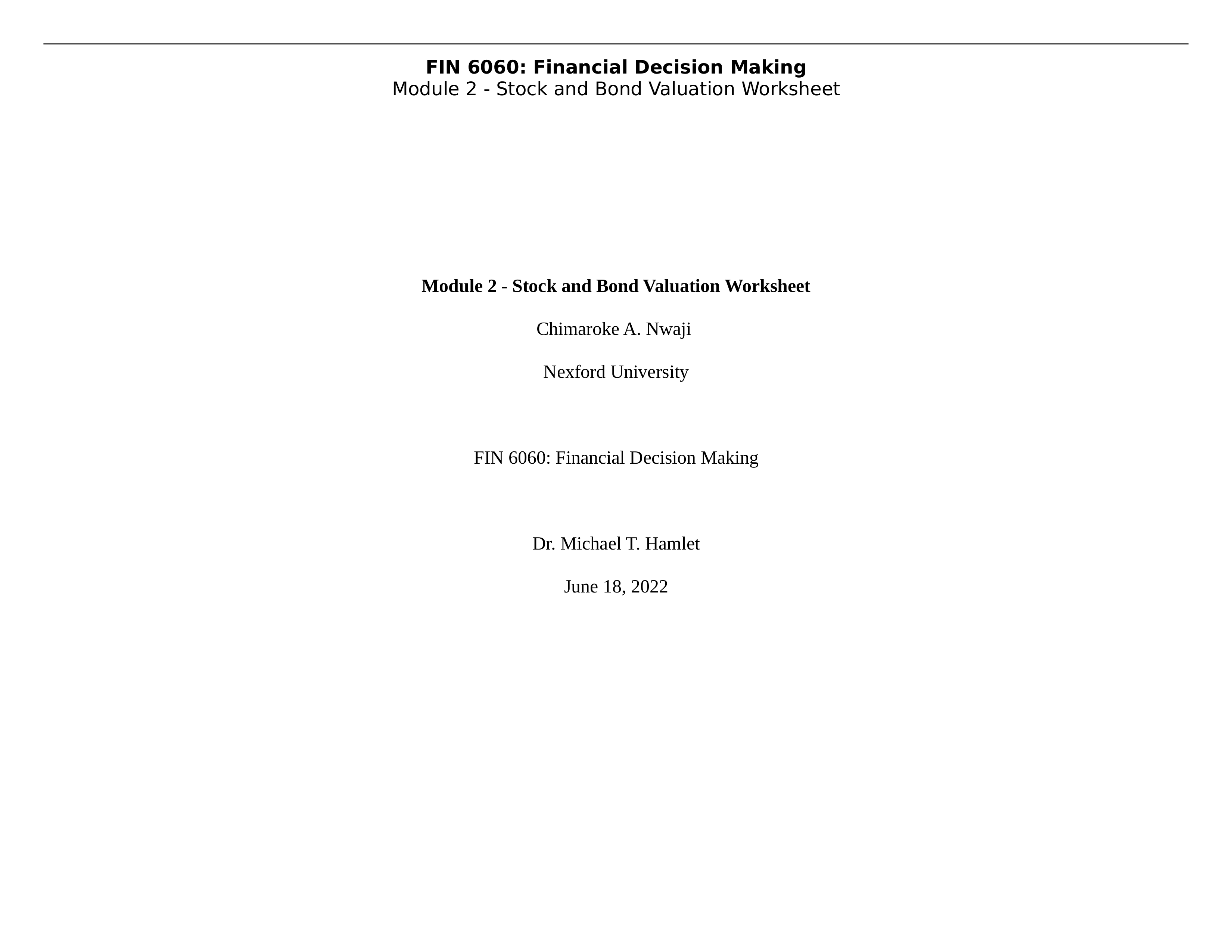 FIN 6060 Module 2 - Stock and Bond Valuation Worksheet.docx_d5gdk1xwrlf_page1