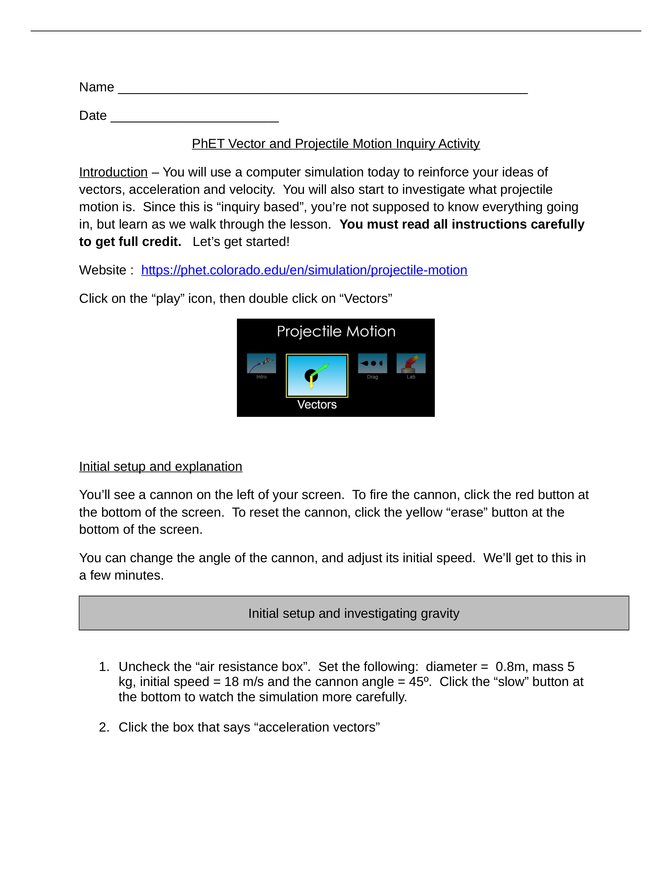 PhET exploring vectors and projectile motion (Complete).docx_d5gegj0ed4x_page1