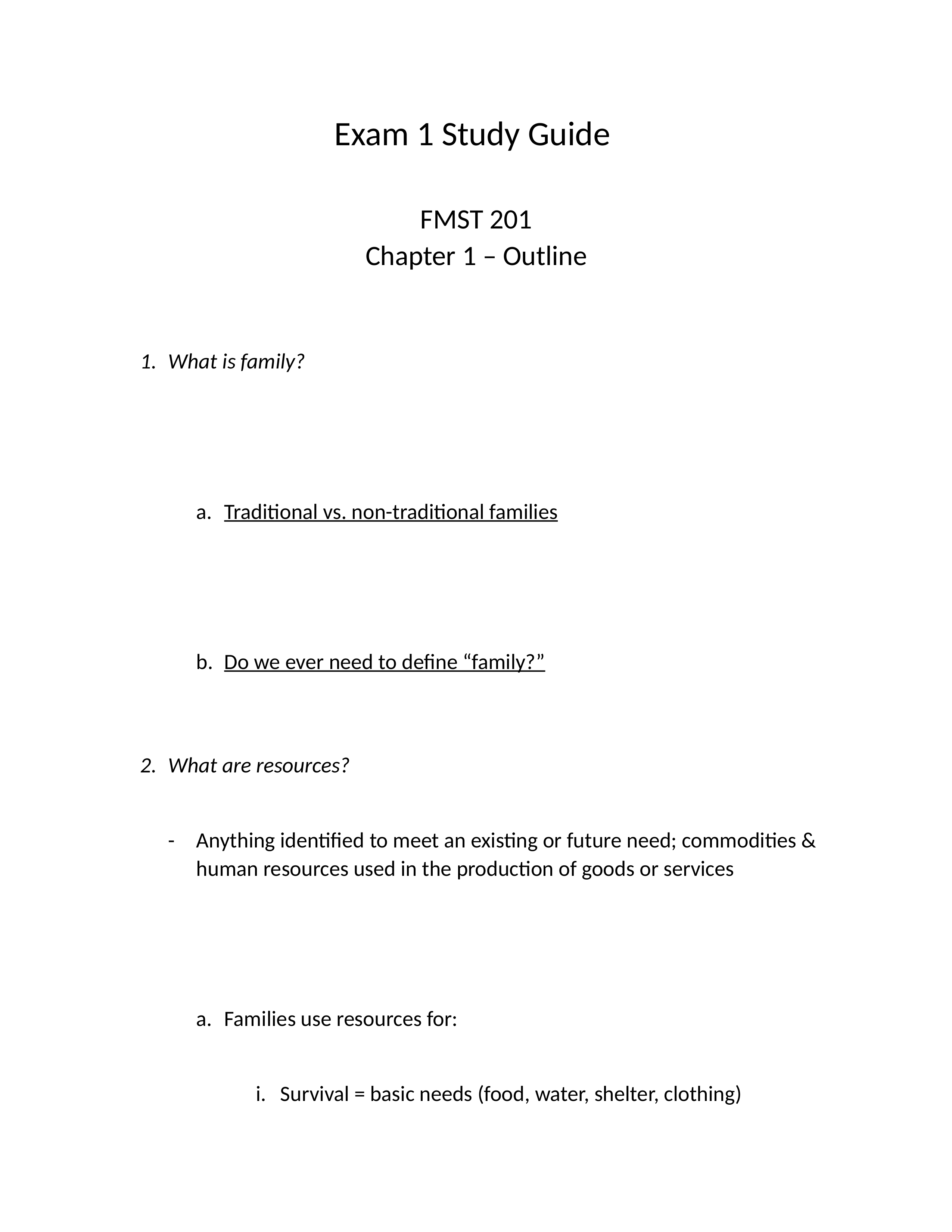 Exam 1 Study Guide FMST 201 .docx_d5n9r6lym2k_page1