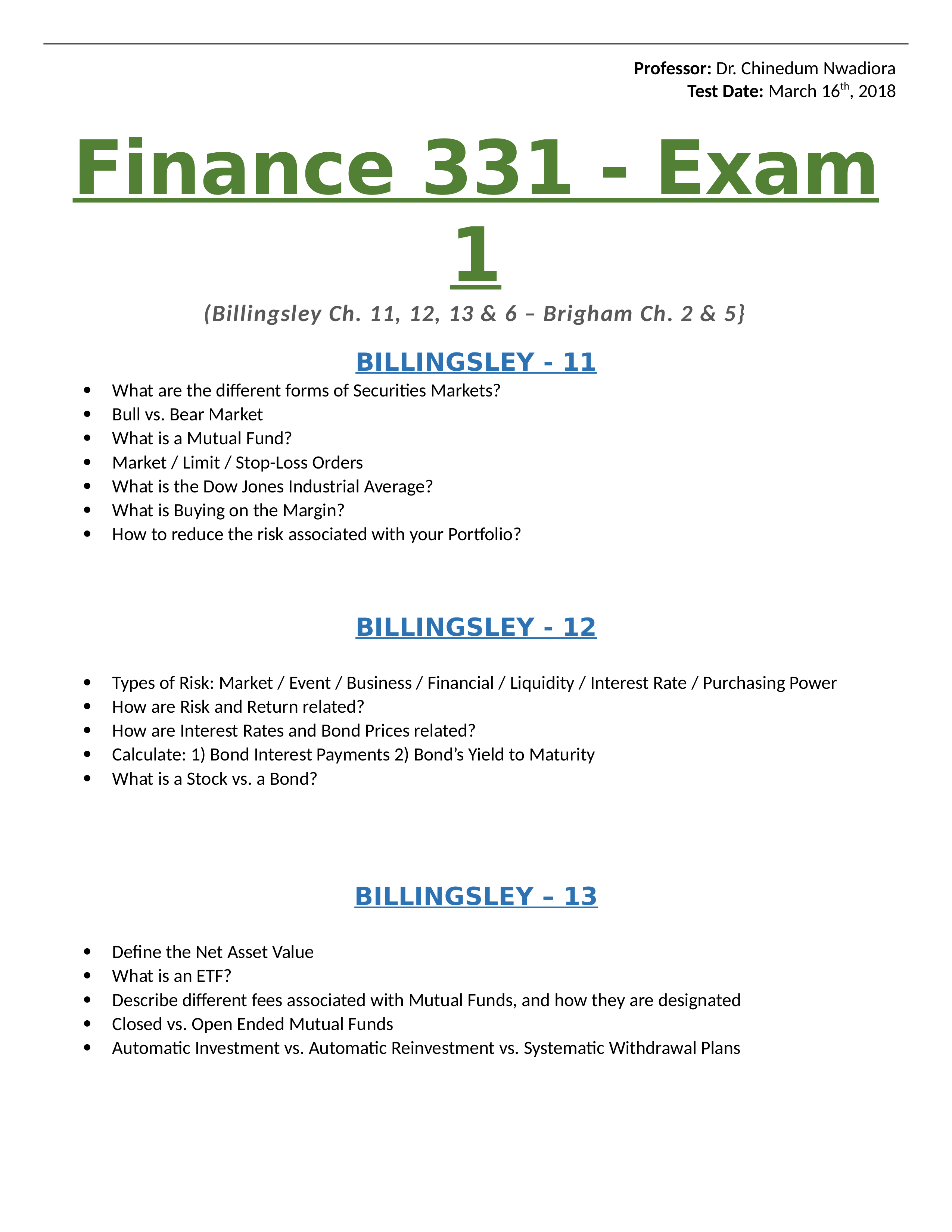 18.02.28 FIN 331 - Exam 1 Study Guide(1).docx_d5puxktyxt5_page1