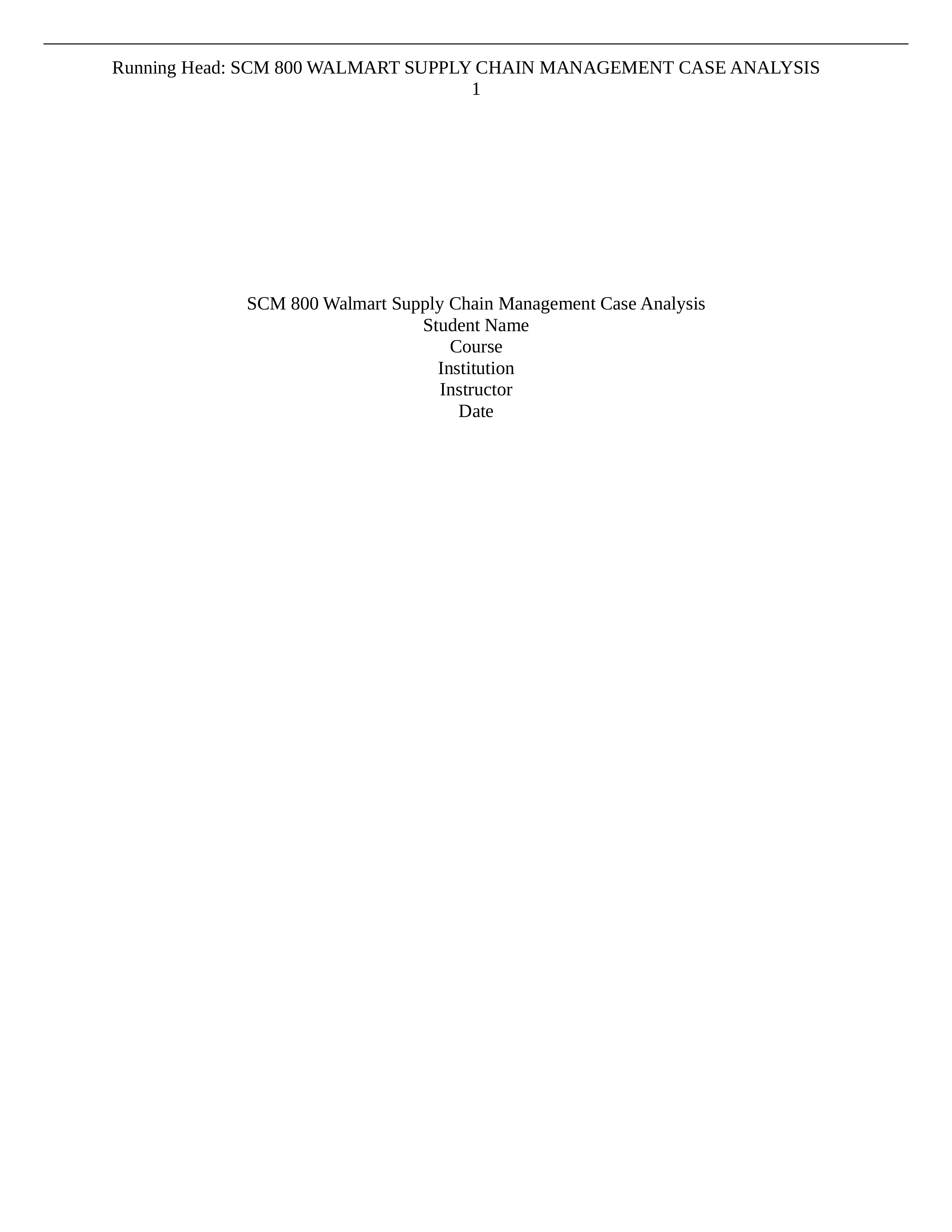 SCM 800 Walmart Supply Chain Management Case Analysis (1).docx_d5t51yc1a84_page1