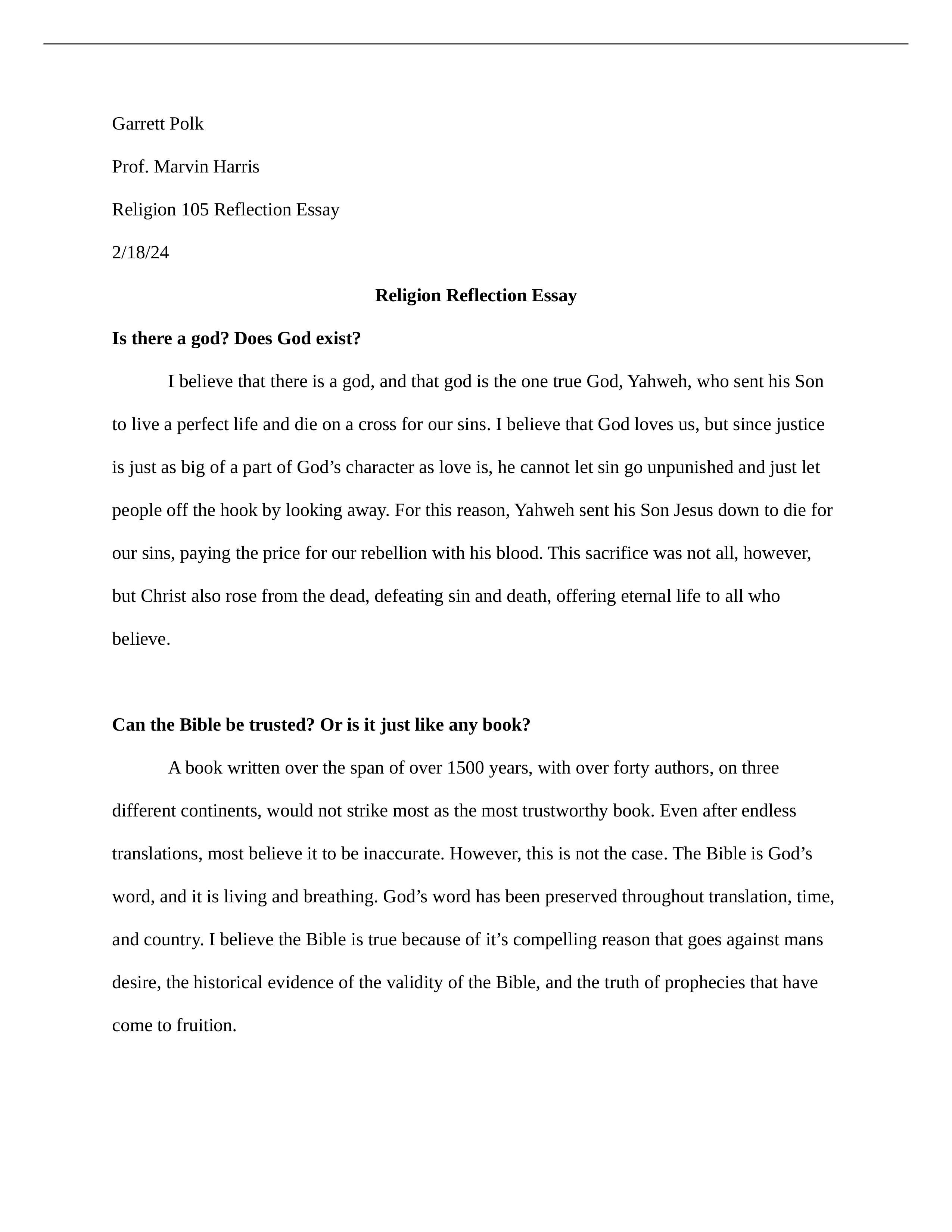 Religion 105 Essay.docx_d5upujnuyww_page1