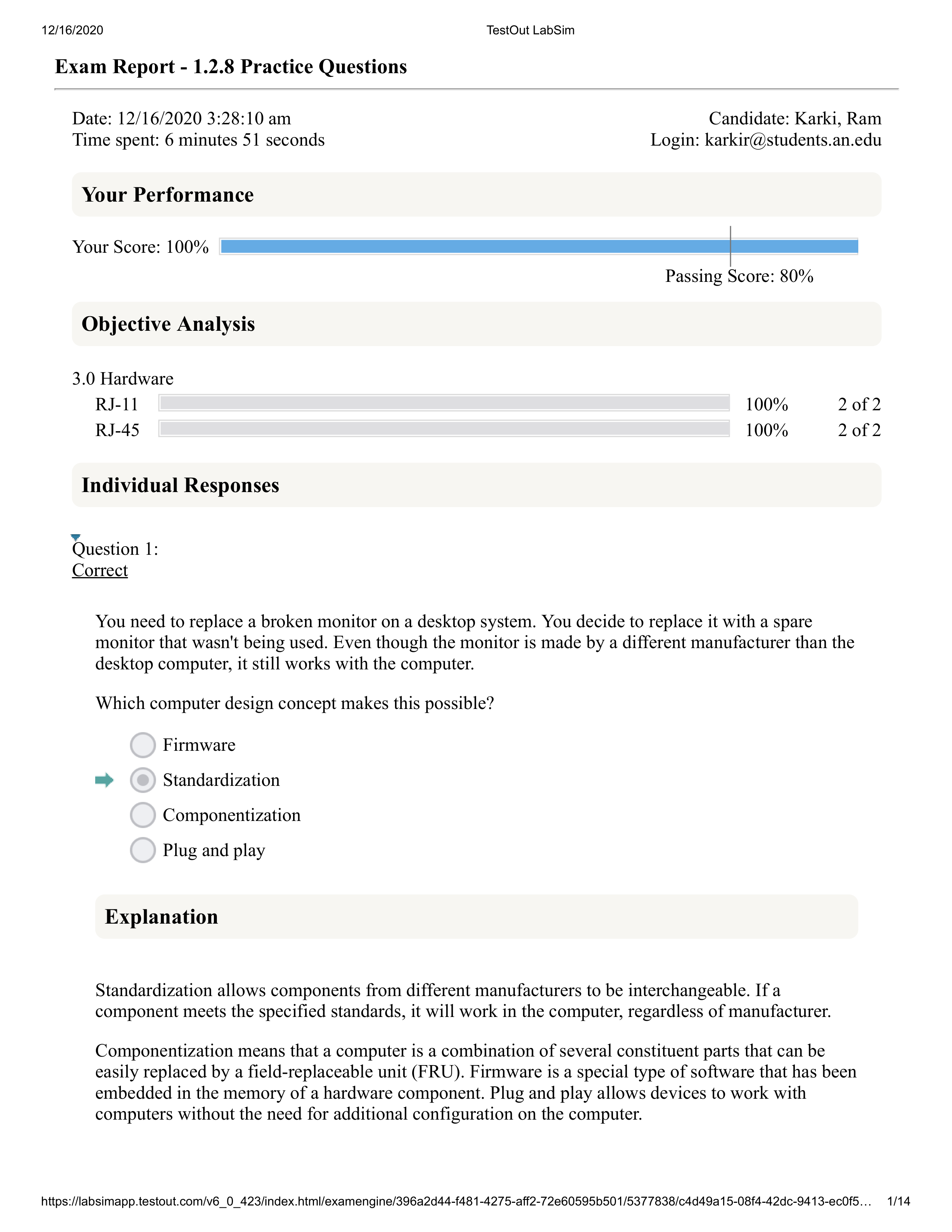 Exam Report - 1.2.8 Practice Questions.pdf_d6oepkx4gnt_page1