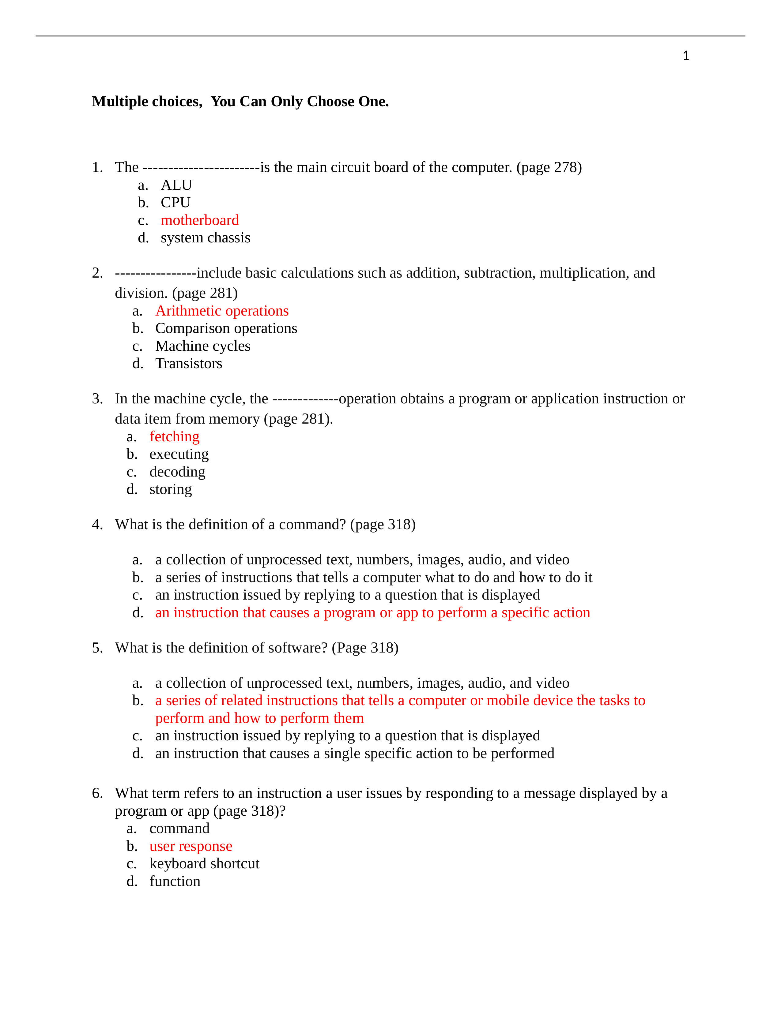 final exam Cosc111- sample questions (ANSWERS).docx_d6ph2crwsw4_page1