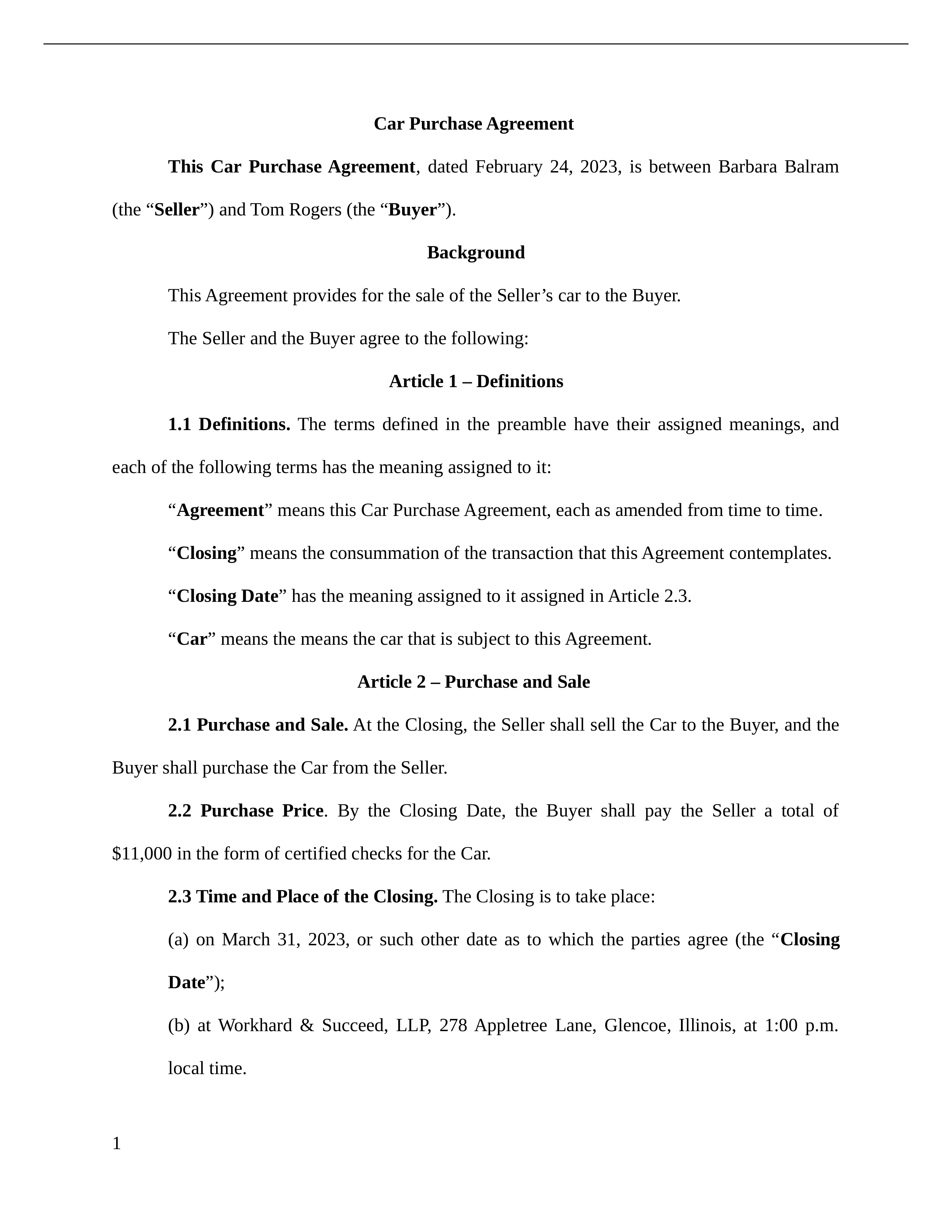 Exercise 31-1 Car Purchase Agreement.docx_d73gn25xg7x_page1