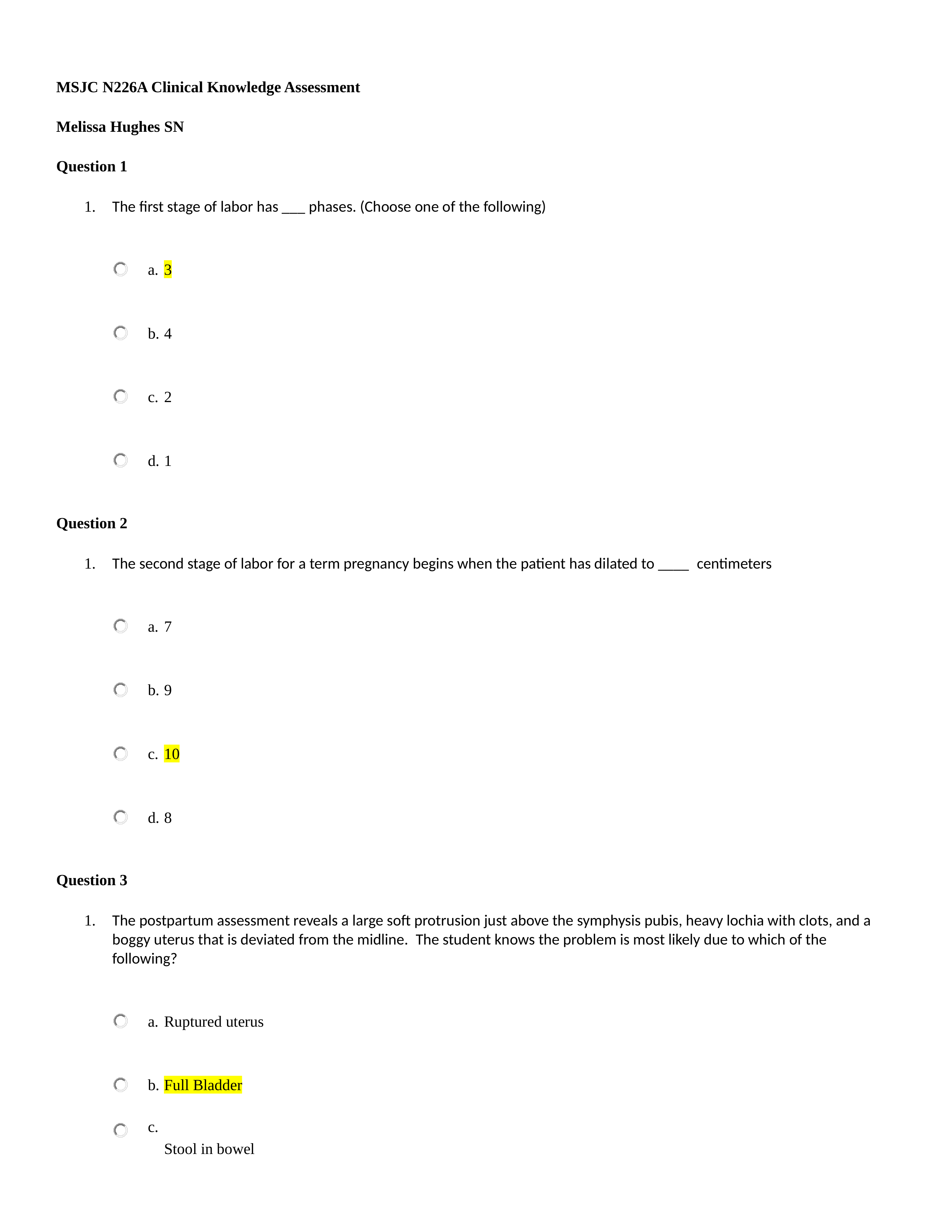 MSJC N226A Clinical Knowledge Assessment Quiz.docx_d7424unbacz_page1