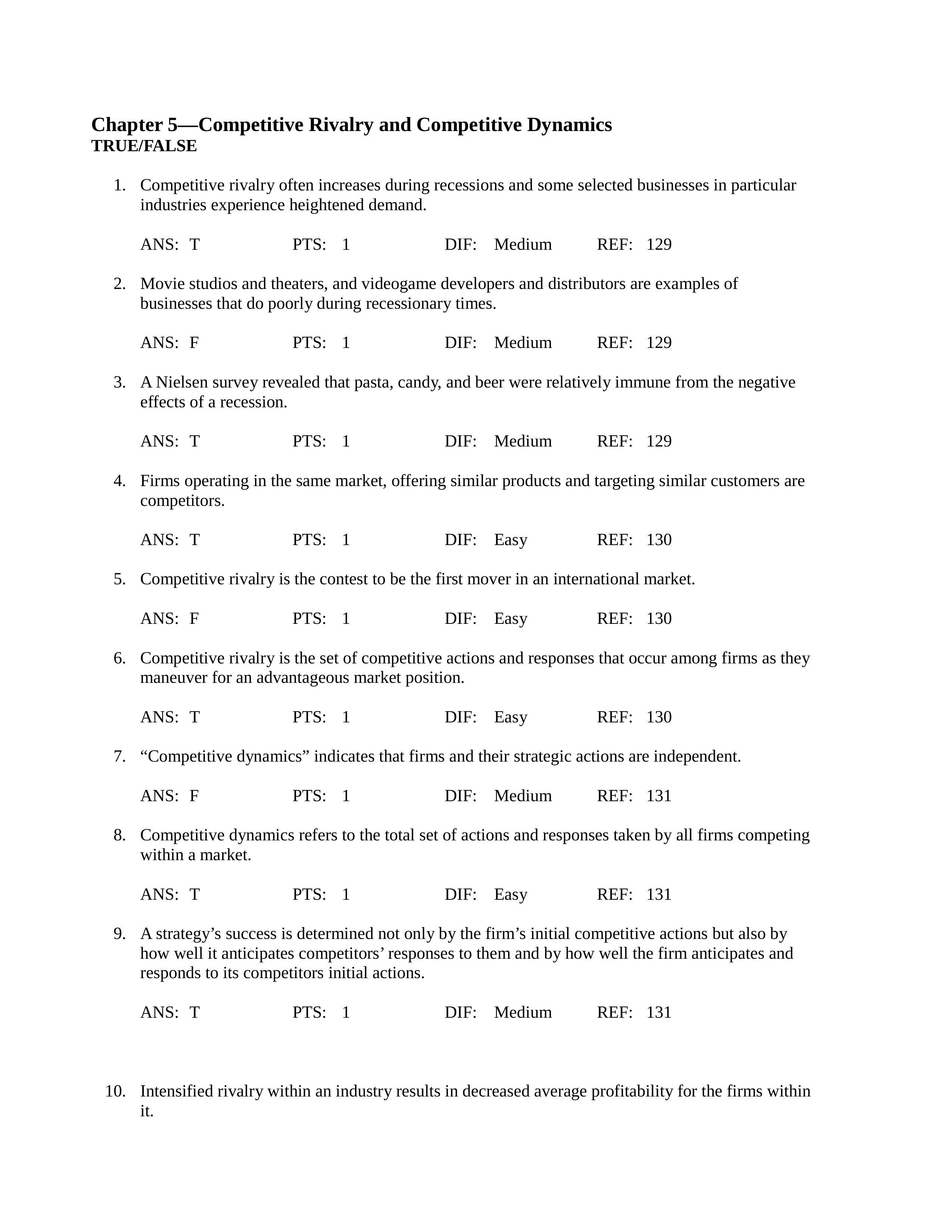 Chapter 5—Competitive Rivalry and Competitive Dynamics Test Bank_d748b8chu2v_page1