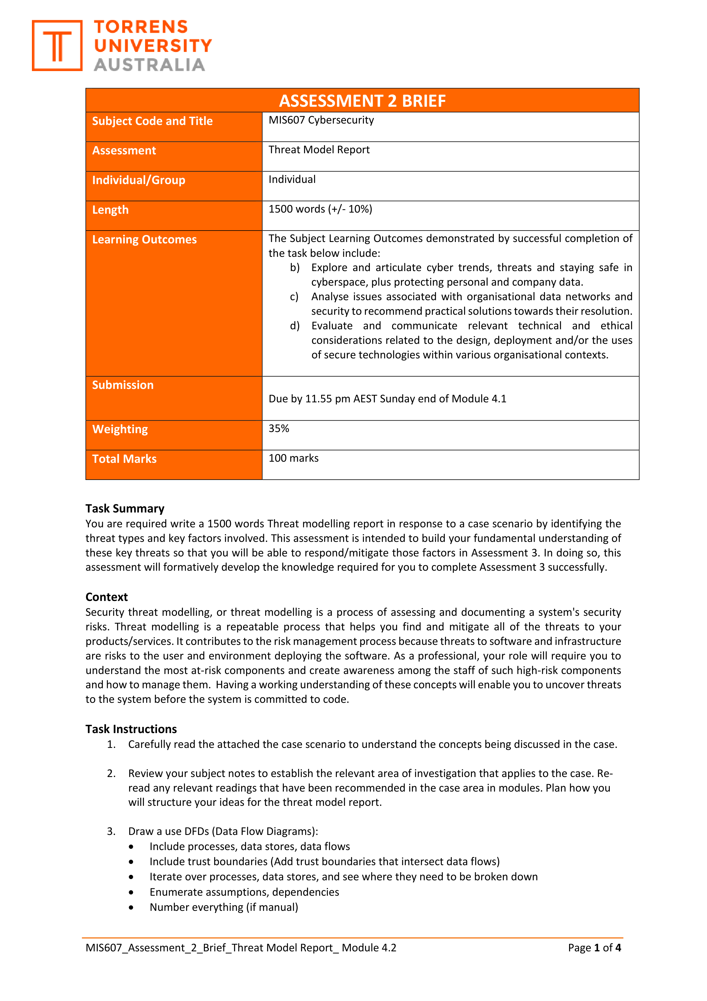 MBIS607_Assessment_2_Brief_Case Study_ Module 4.2_Final.pdf_d74hku4y05s_page1