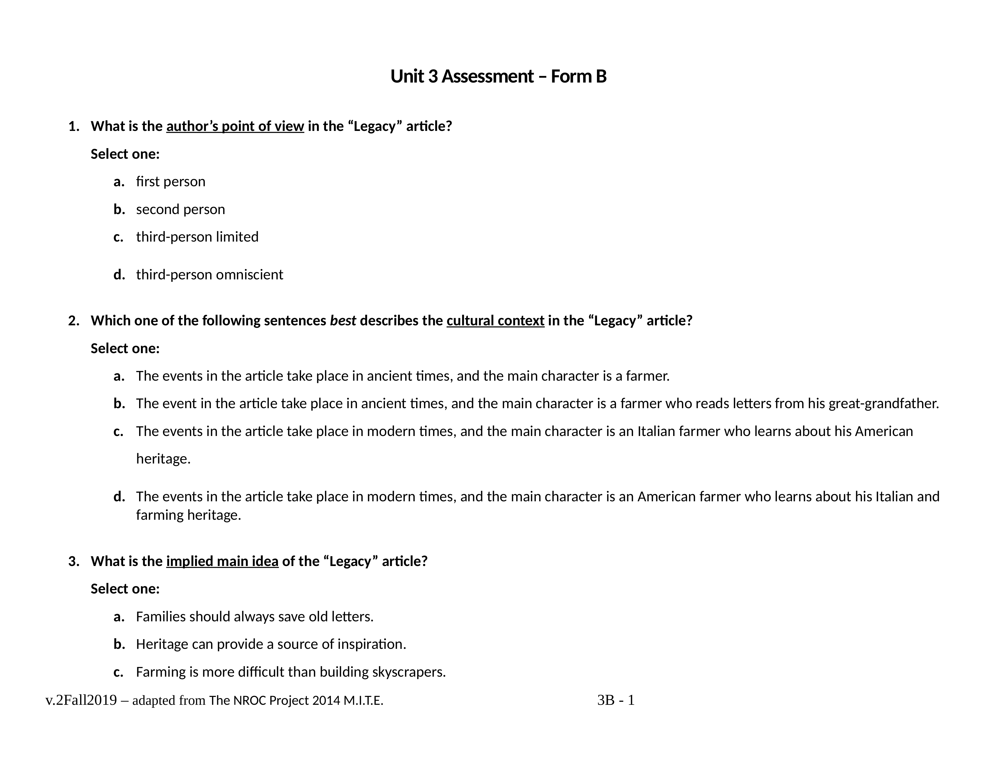 Unit 3 - Assessment Form B Questions.docx_d753k7vugfg_page1