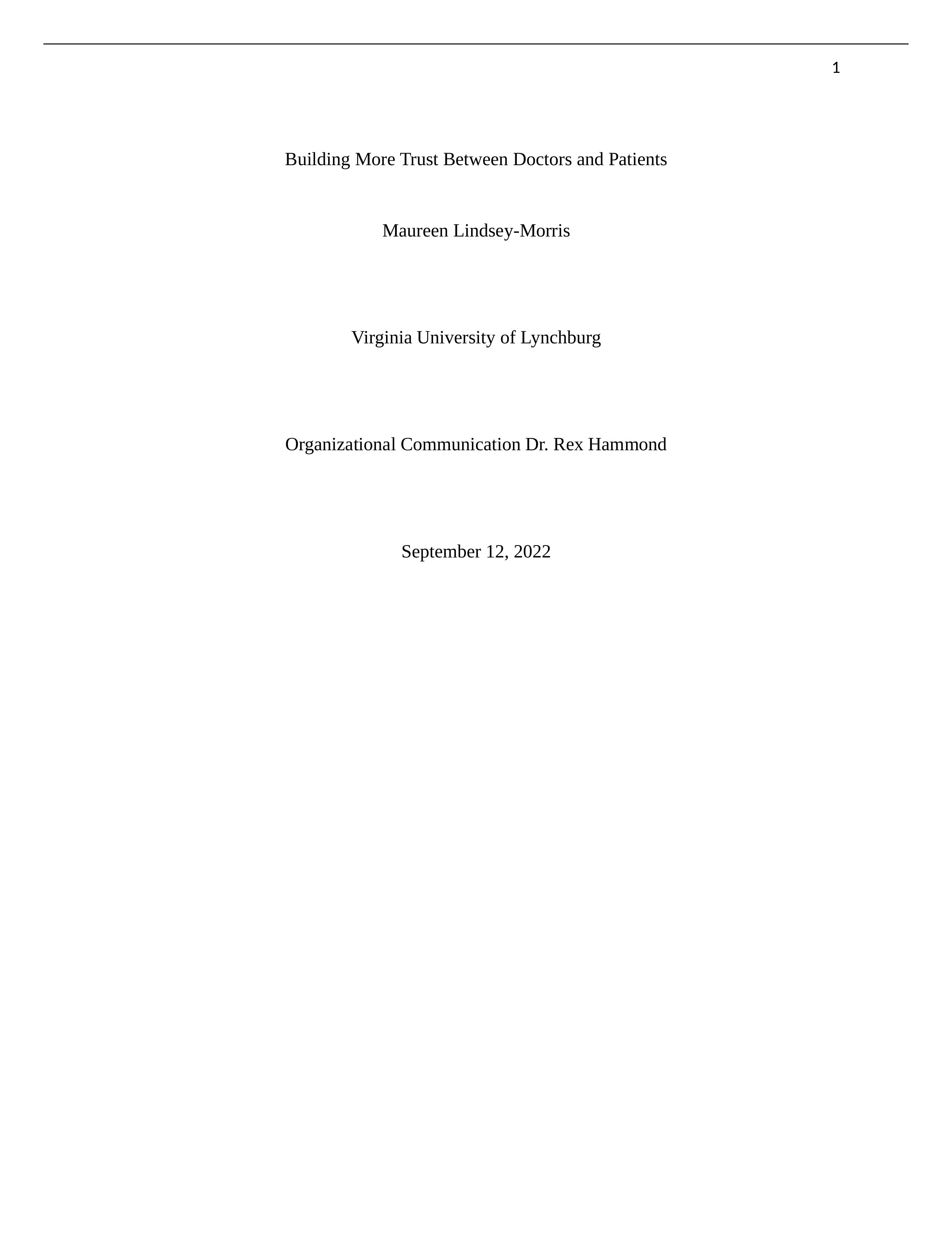 Essay Building More Trust Between Doctors and Patients.docx_d765anjncdg_page1