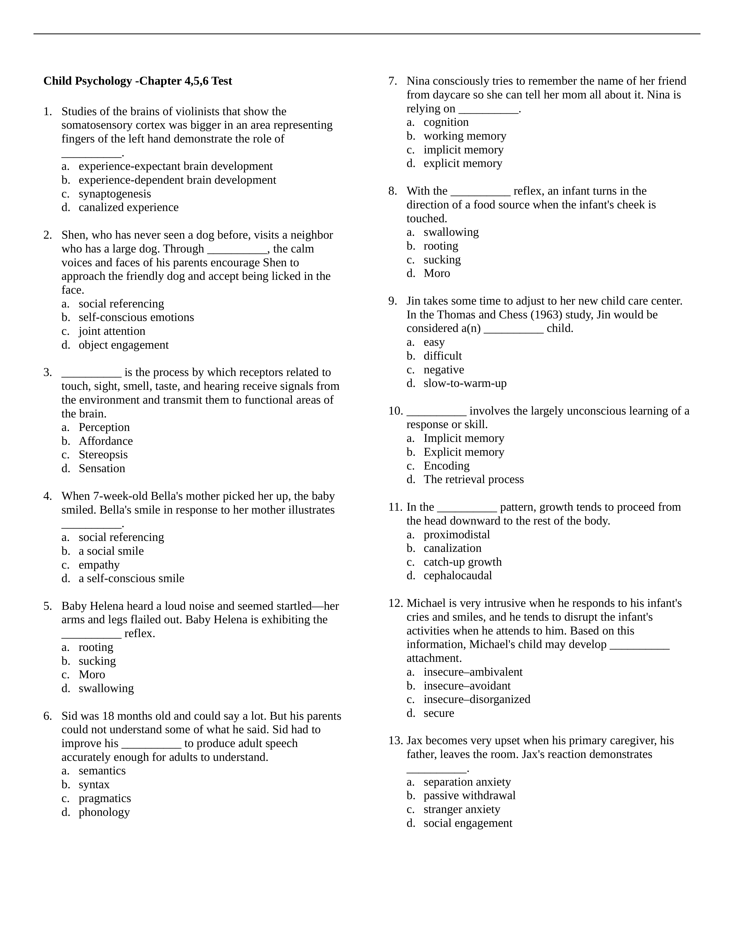 2020-Child Psychology-Chapter 4-5-6 Test.docx_d7a8w1av9dr_page1