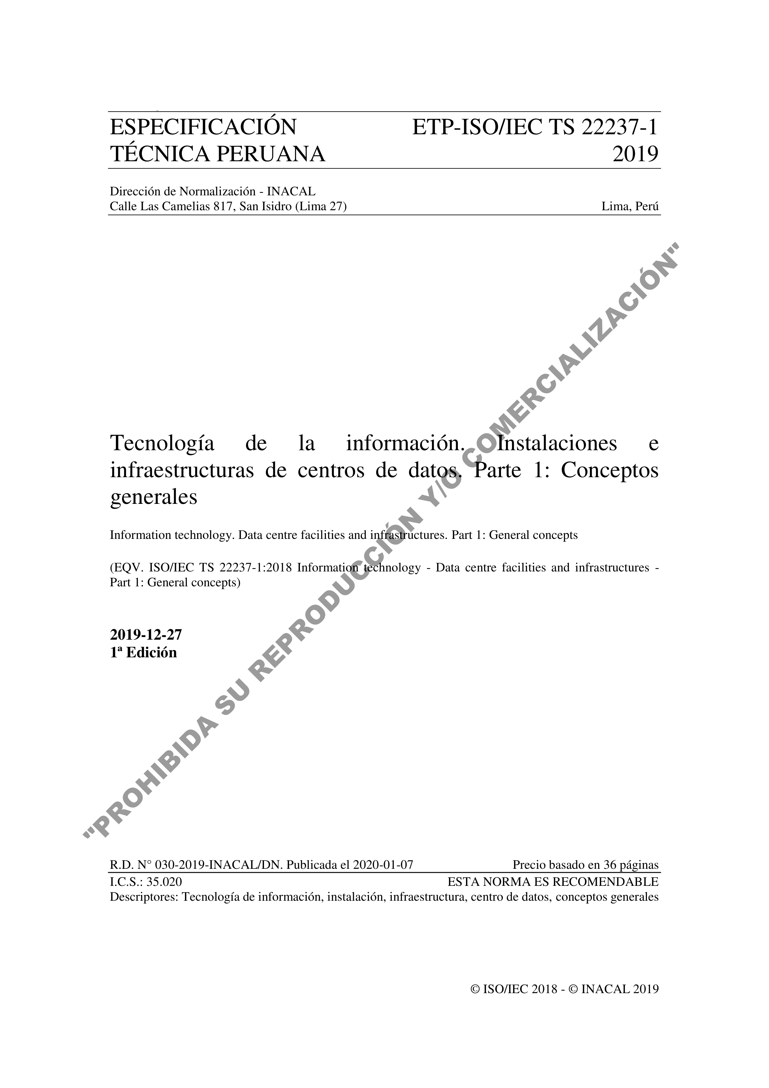 INACAL-CTN151_N0010_ETP-ISOIEC_TS_22237-12019_Tecnologa_d.pdf_d7kb6xv0rfs_page1