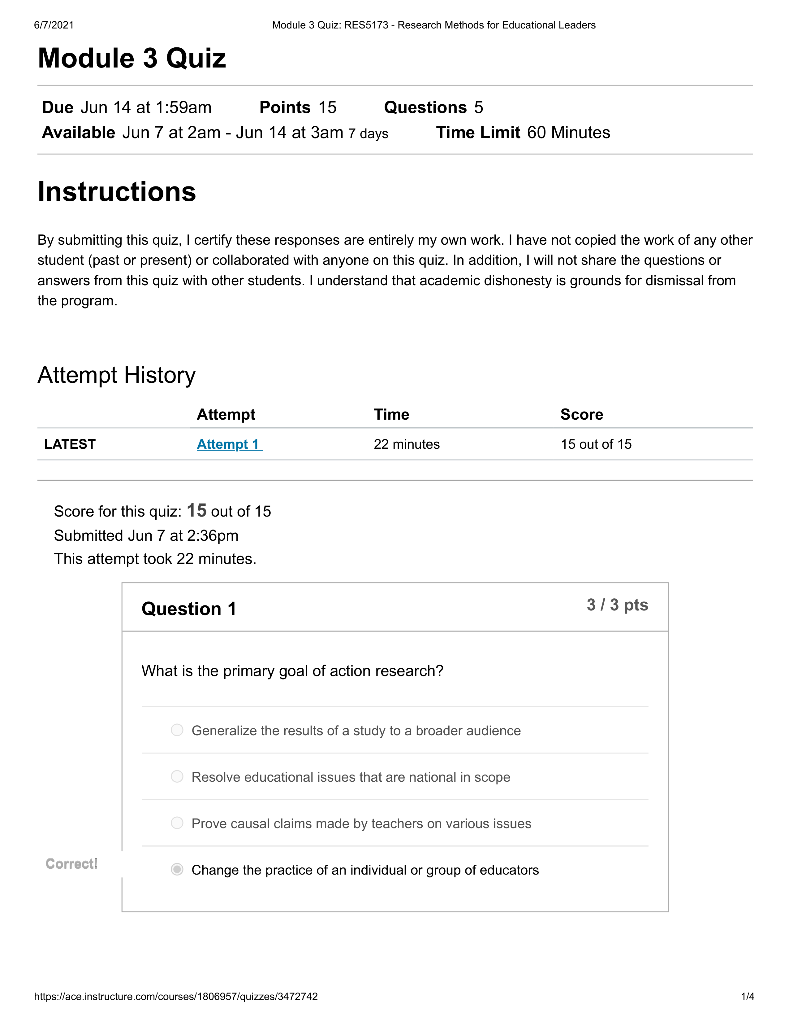 Module 3 Quiz_ RES5173 - Research Methods for Educational Leaders.pdf_d7lpmpbz28n_page1