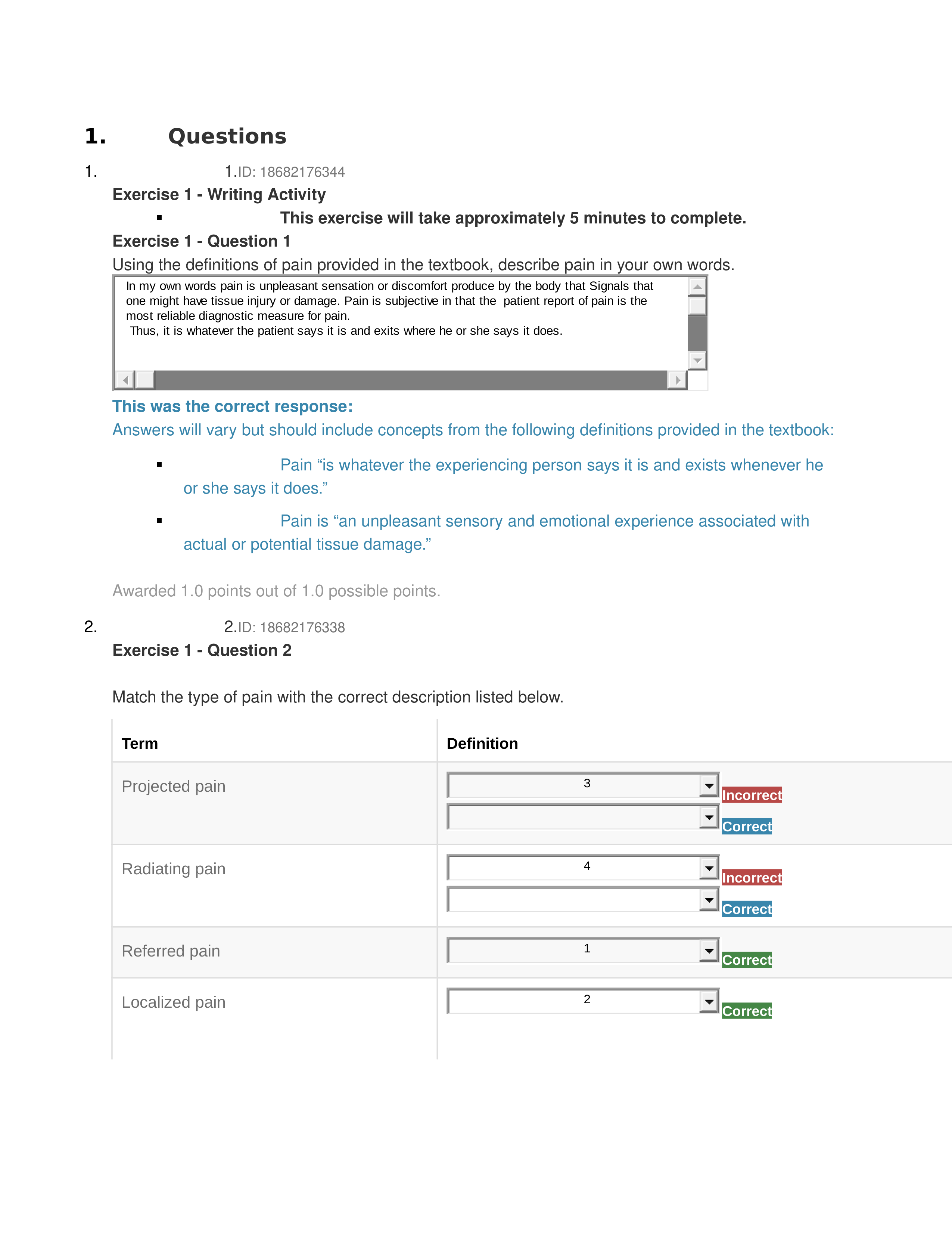 Med Surg VCE Lesson 1 Pain.docx_d7lu7he2k2k_page1