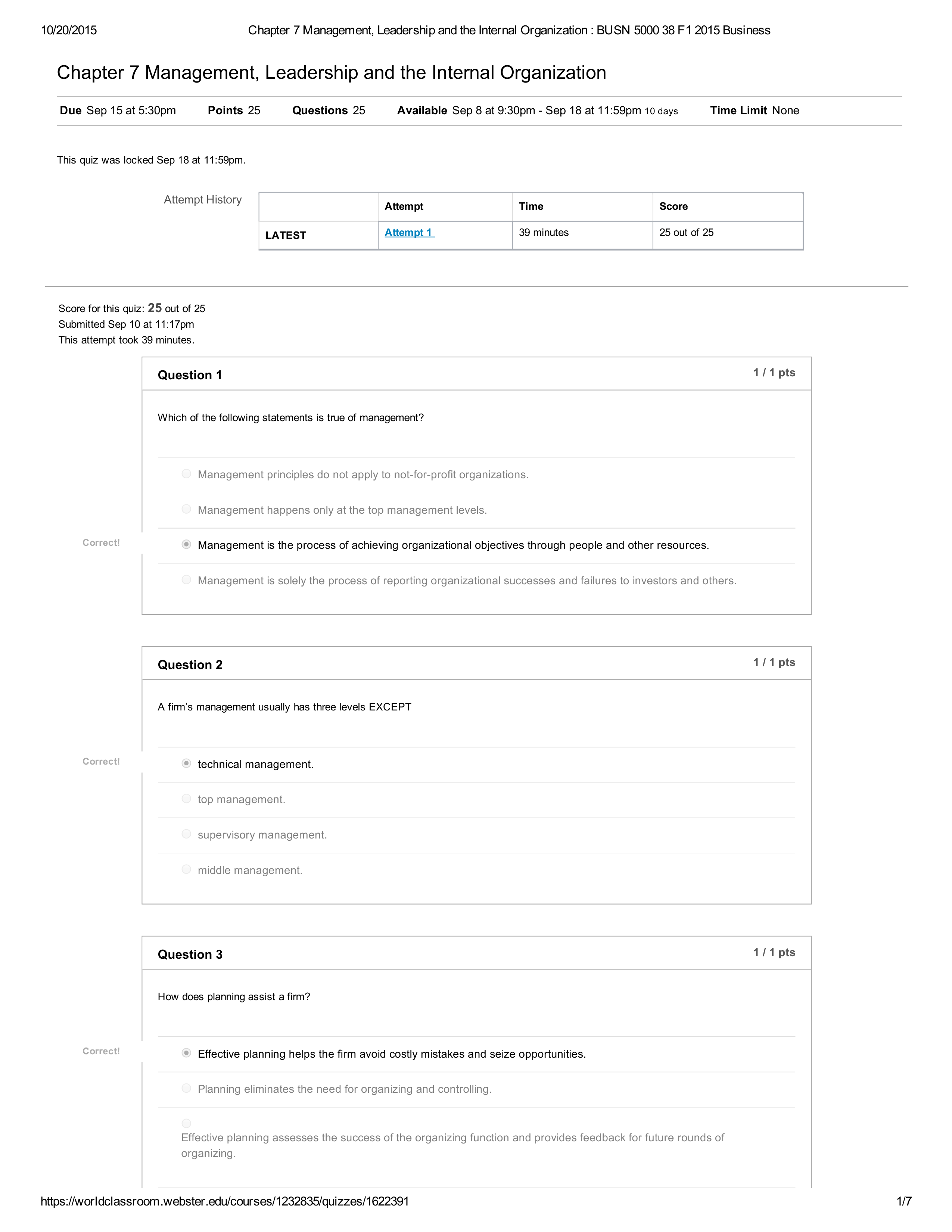 Chapter 7 Management, Leadership and the Internal Organization _ BUSN 5000 38 F1 2015 Business_d7t3uc3j7cj_page1