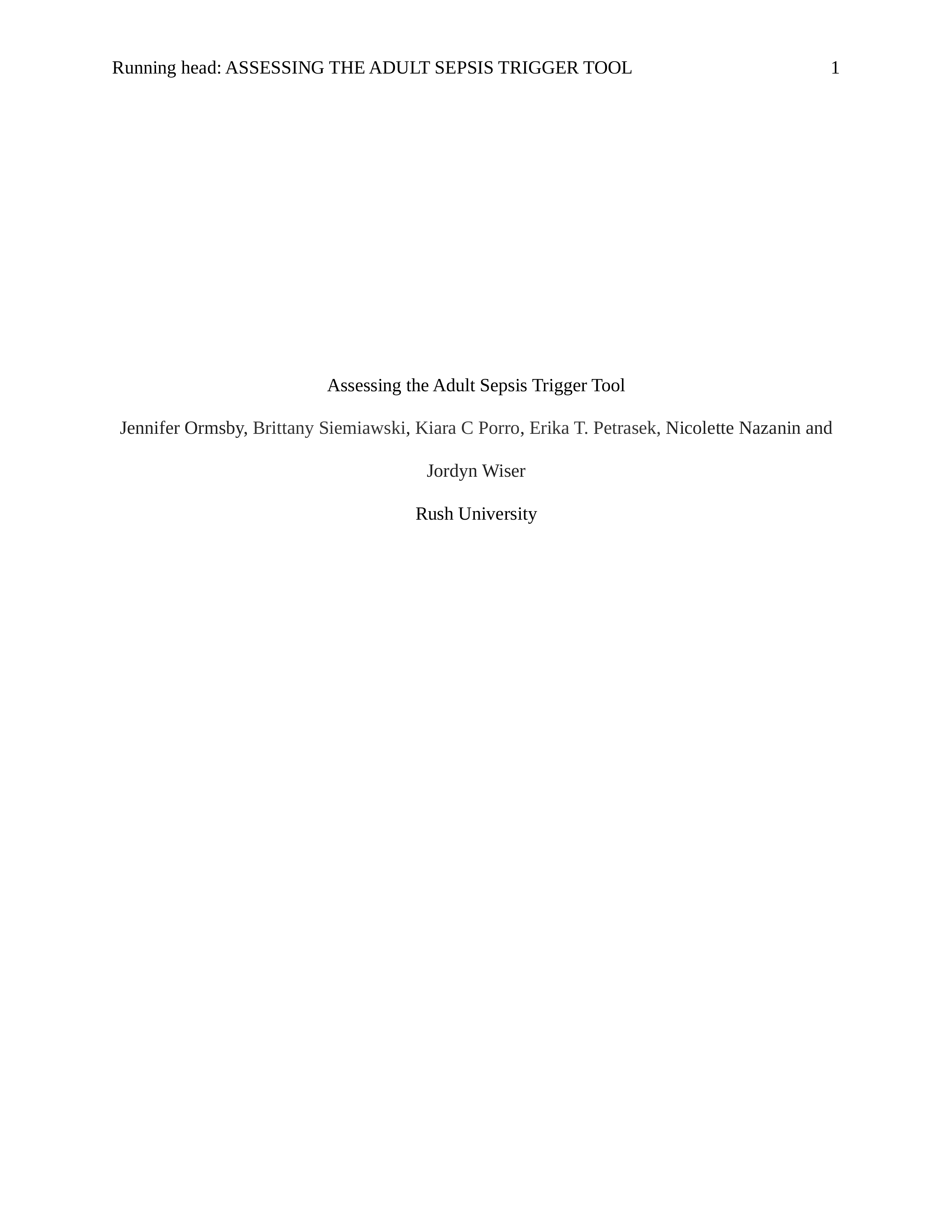 NSG 521 - Assignment 3 Assessing the Adult Sepsis Trigger Tool.docx_d7vzvl75cxh_page1