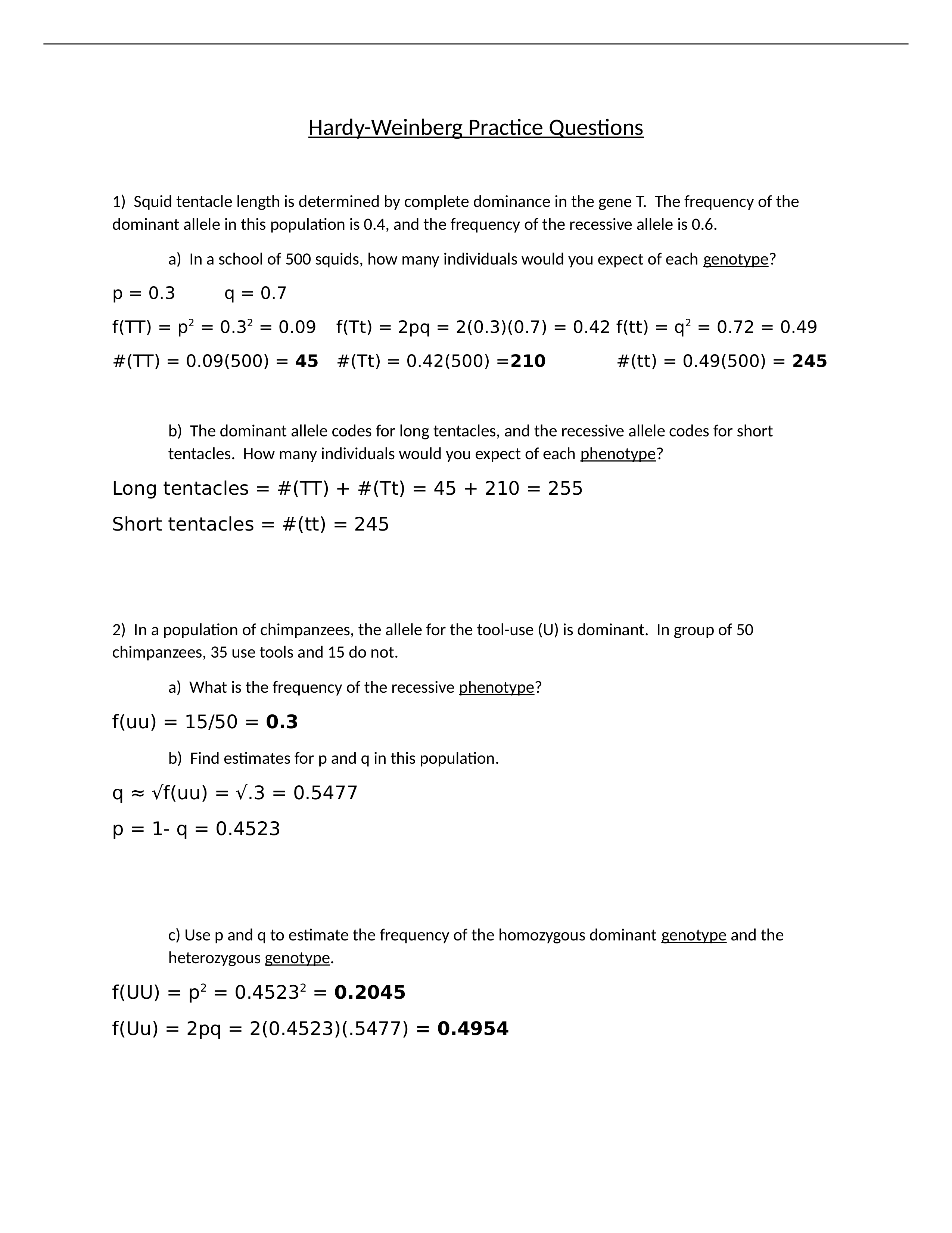 Hardy-Weinberg answers (1)_d89y9j4eepq_page1