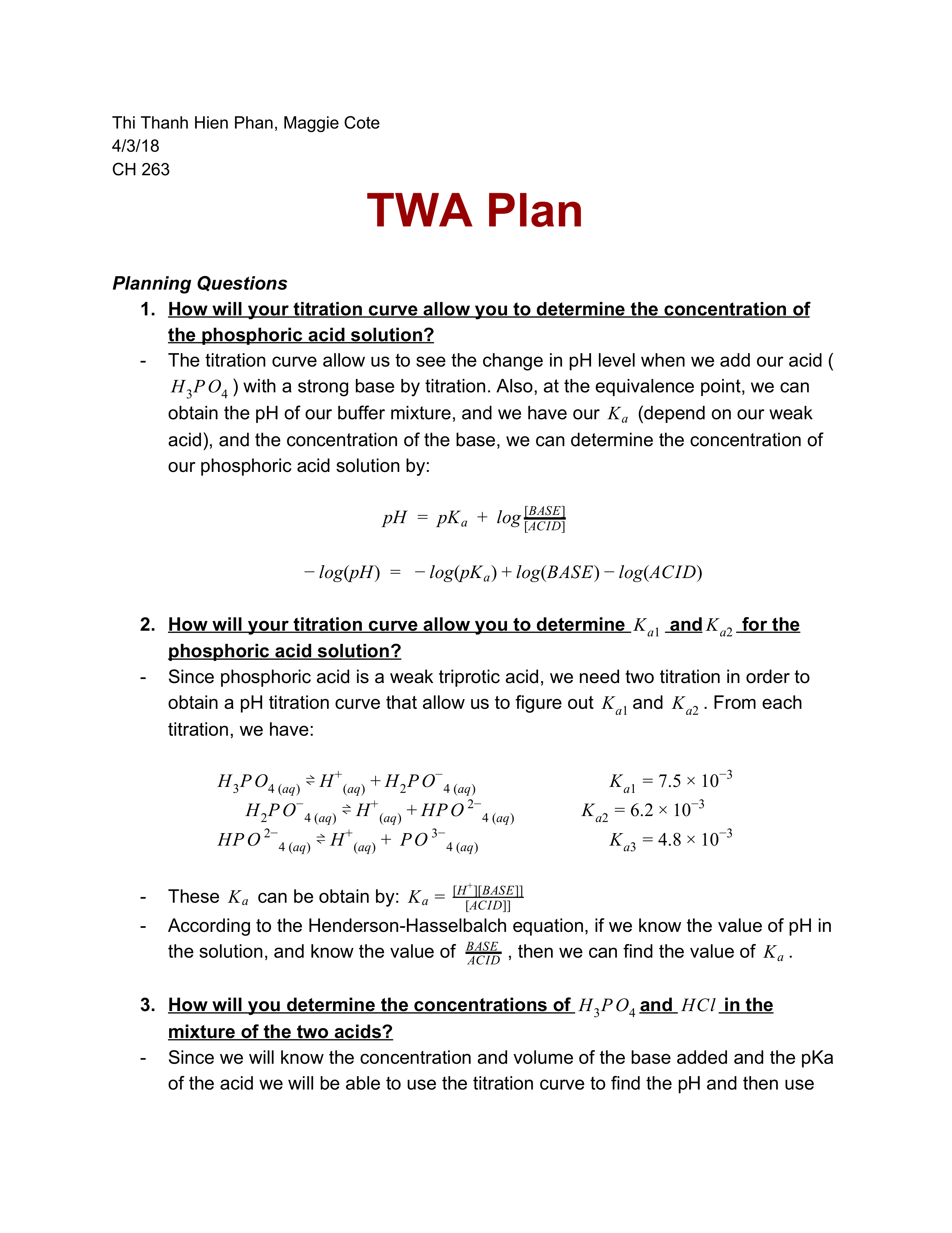 Titration of a Weak Acid (TWA) Lab Plan.pdf_d8dx83k3l9e_page1