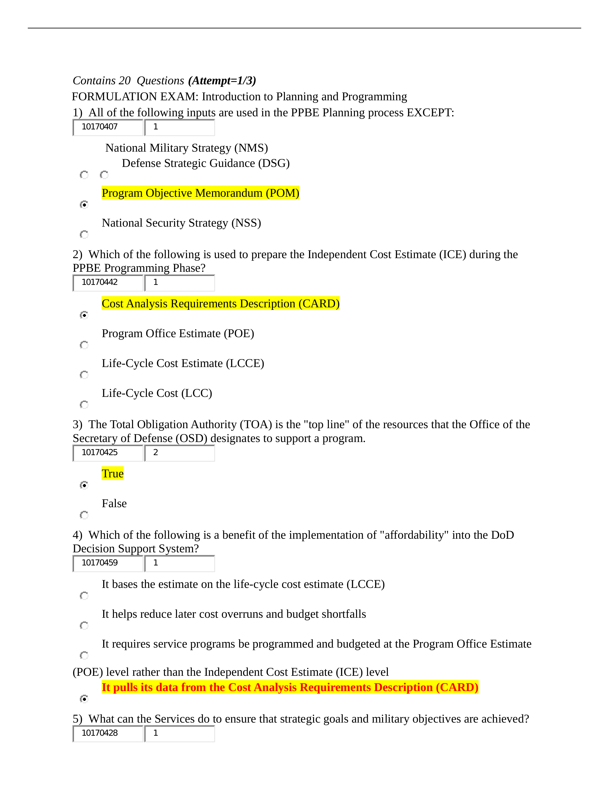 BCF 110 Exam 3 & 4 - 1st, 2nd, & 3rd Answers.docx_d8ls50nb7aa_page1