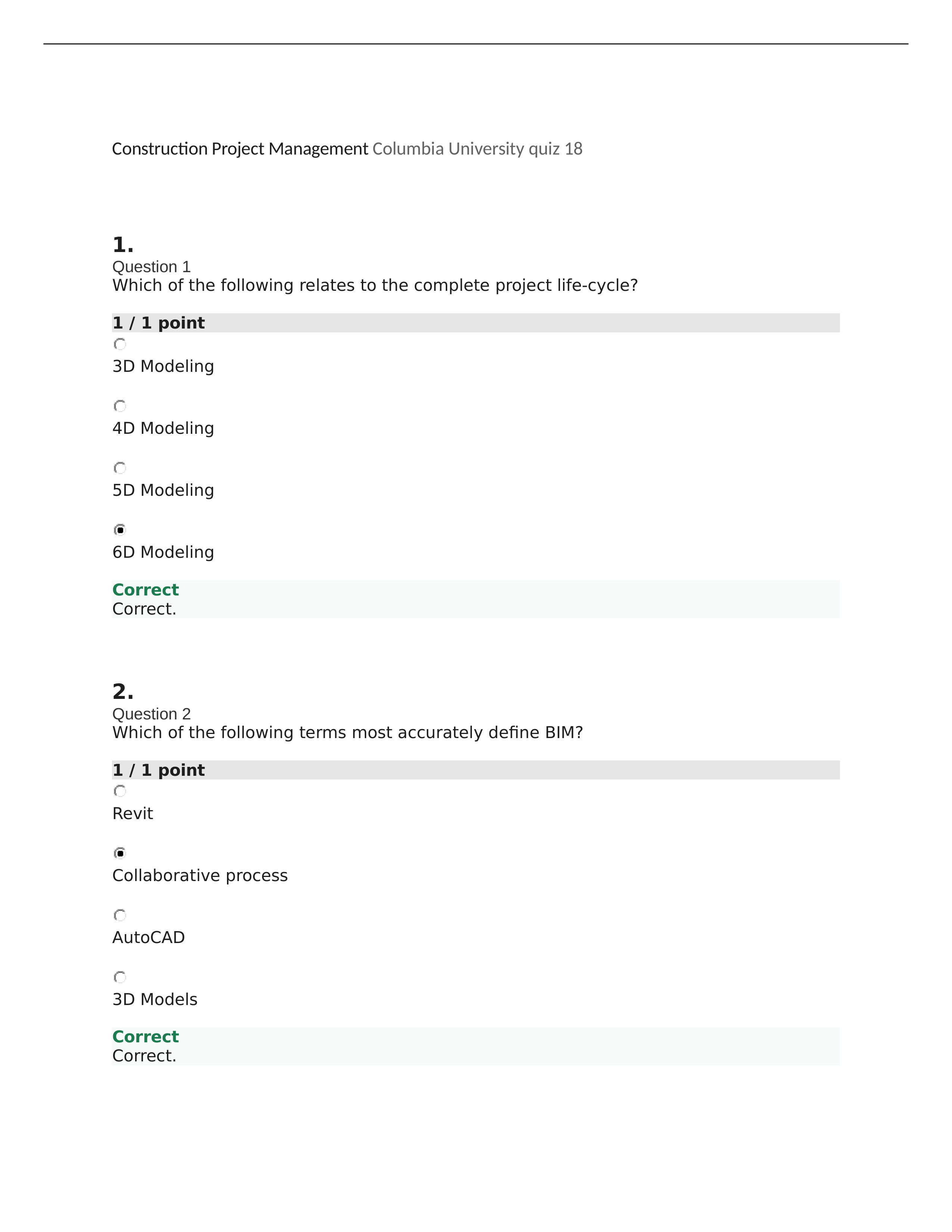 Construction Project Management Columbia University quiz 18.docx_d8nnmnk5wdh_page1