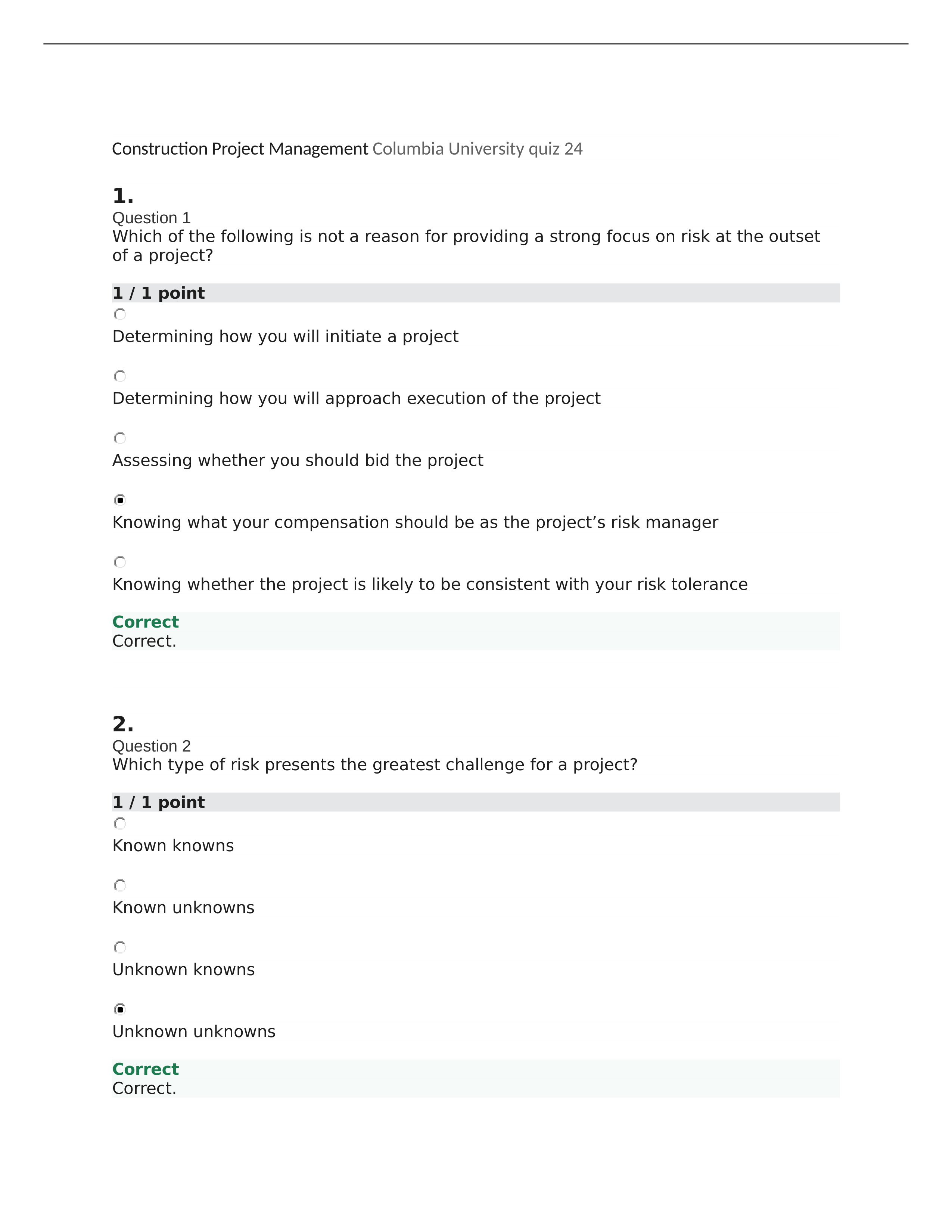 Construction Project Management Columbia University quiz 24.docx_d8xvh0fbmou_page1