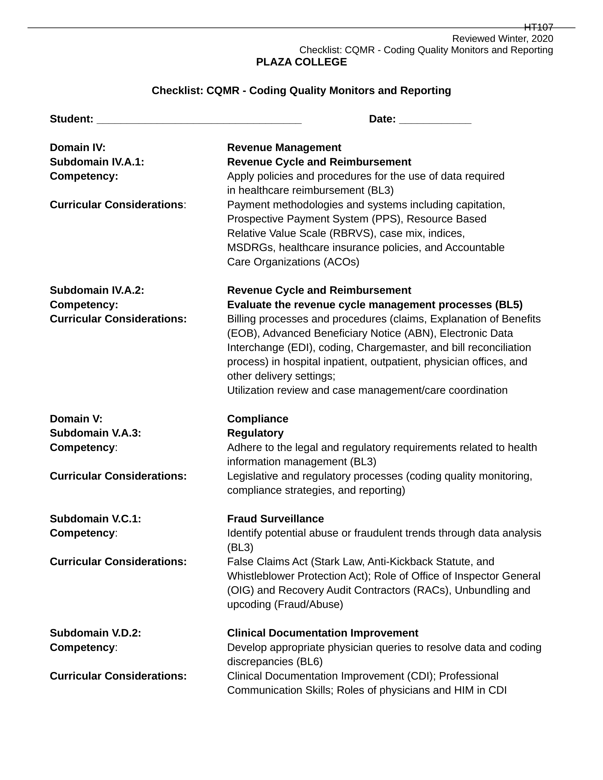 HT107 Checklist CQMR (Encoder Pro)_Revised_4_3_17.docx_d96iu292ncw_page1