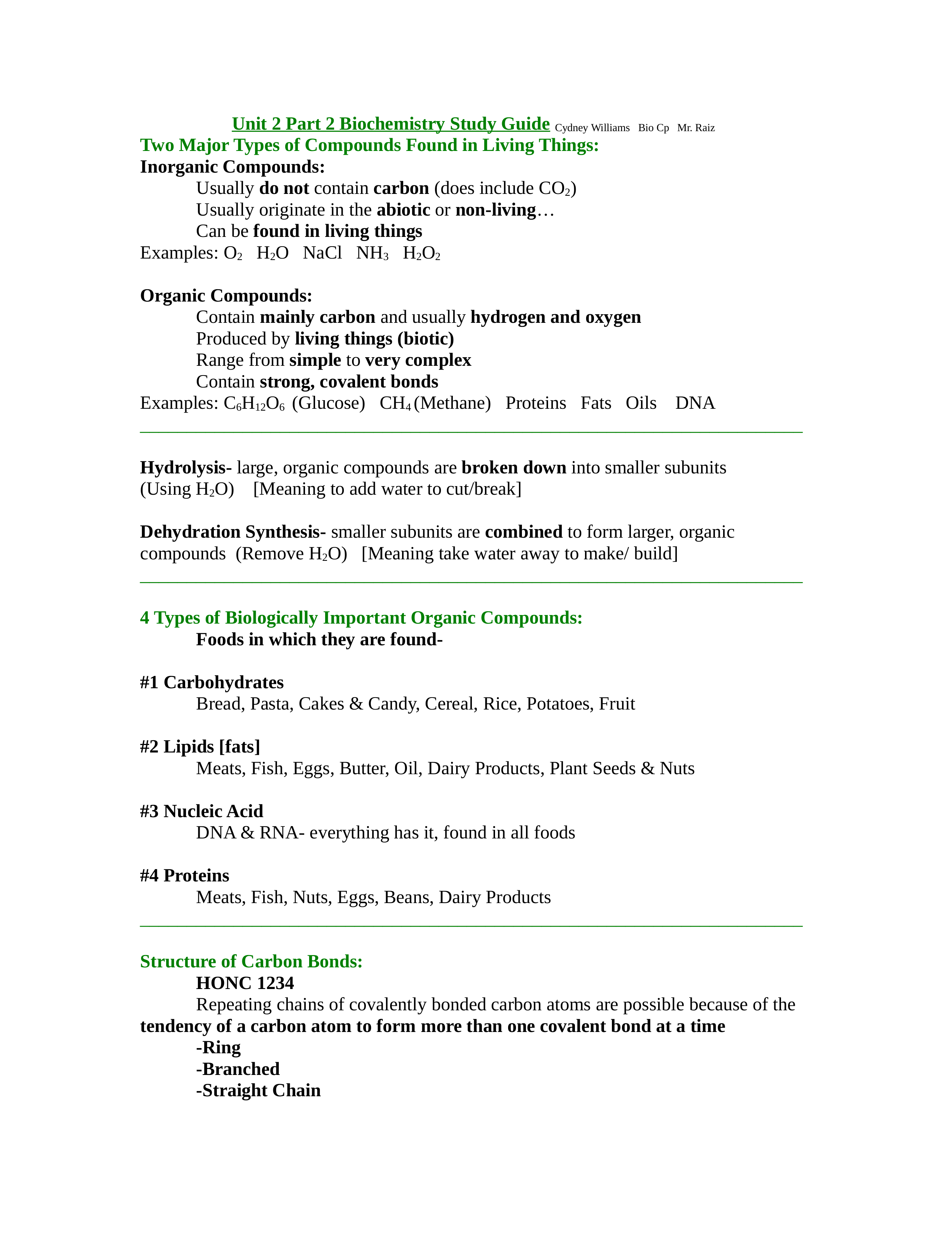 Biochemical Structure Study Guide_d9fc6mi4sir_page1