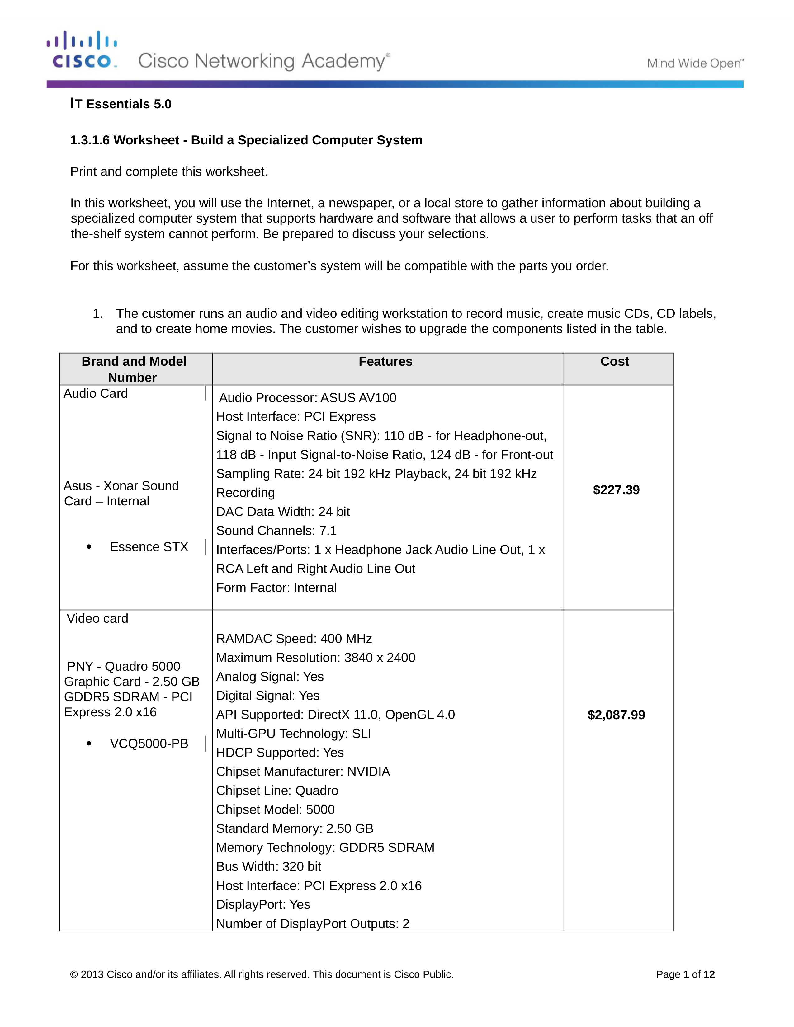 1.3.1.6 Worksheet - Build a Specialized Computer System_d9mdc6wwx2g_page1