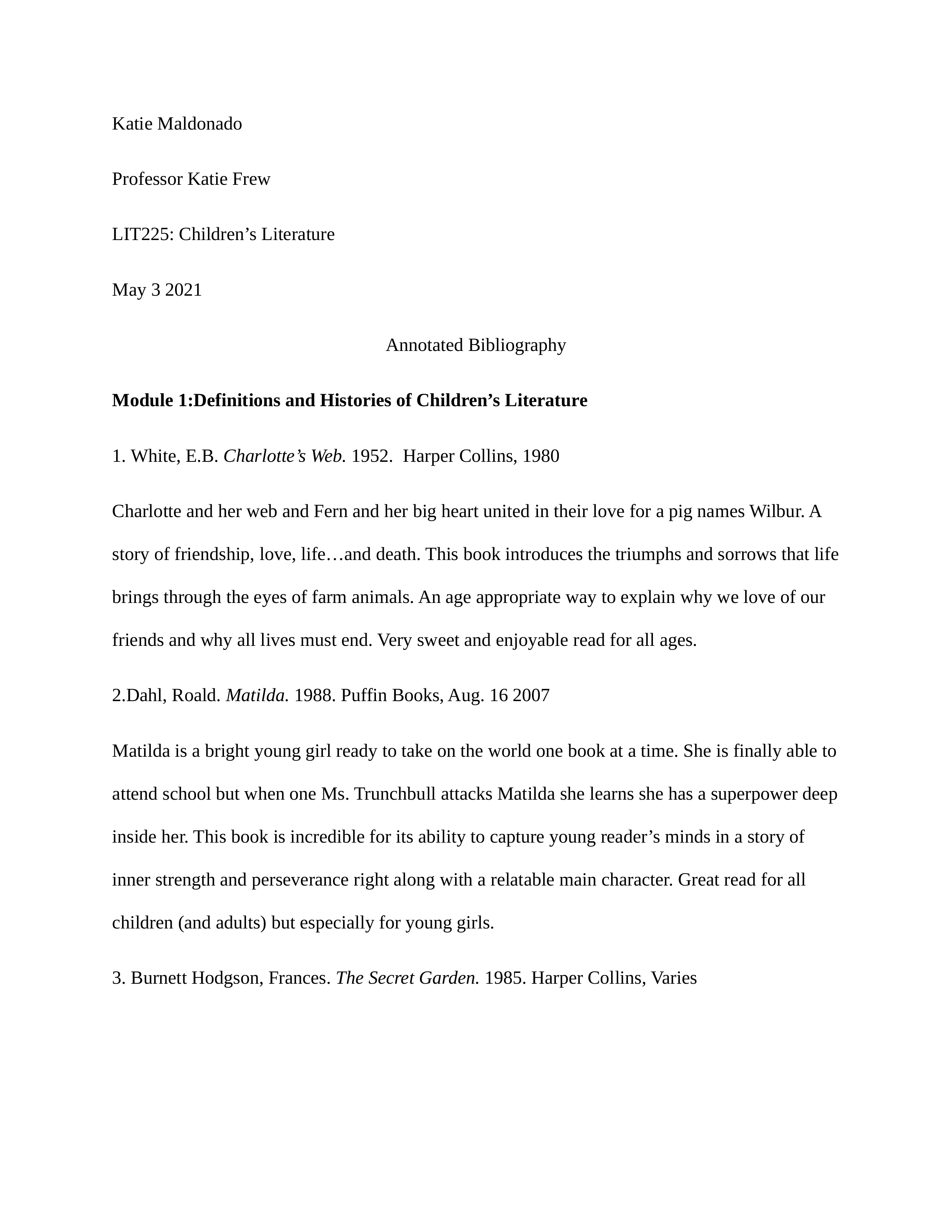 Children's Literature Annotated Bibliography-Maldonado.docx_d9o52lzsqmf_page1