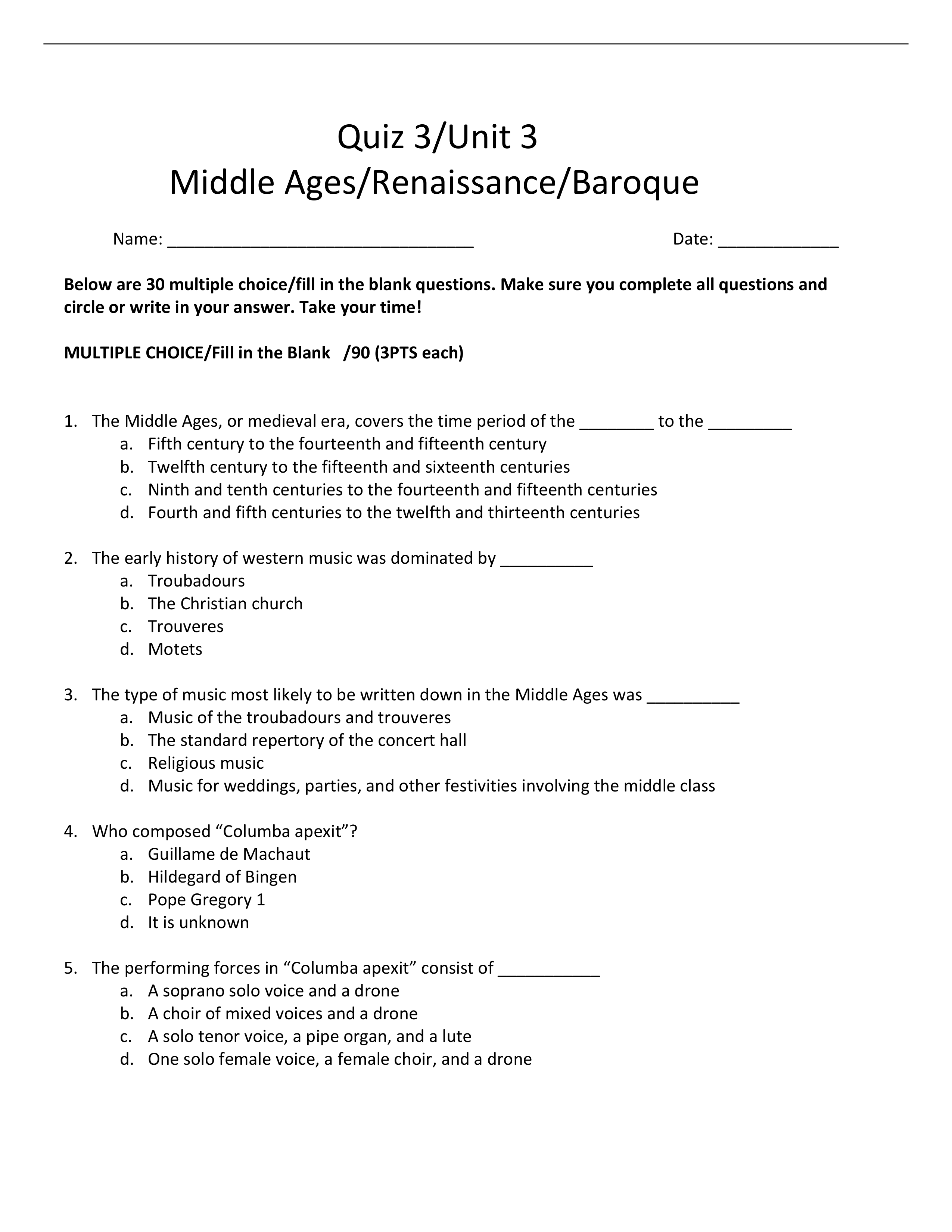 Quiz 3_Unit 3 Middle Ages_Renaissance_Baroque(1).pdf_d9y1ervpp2x_page1