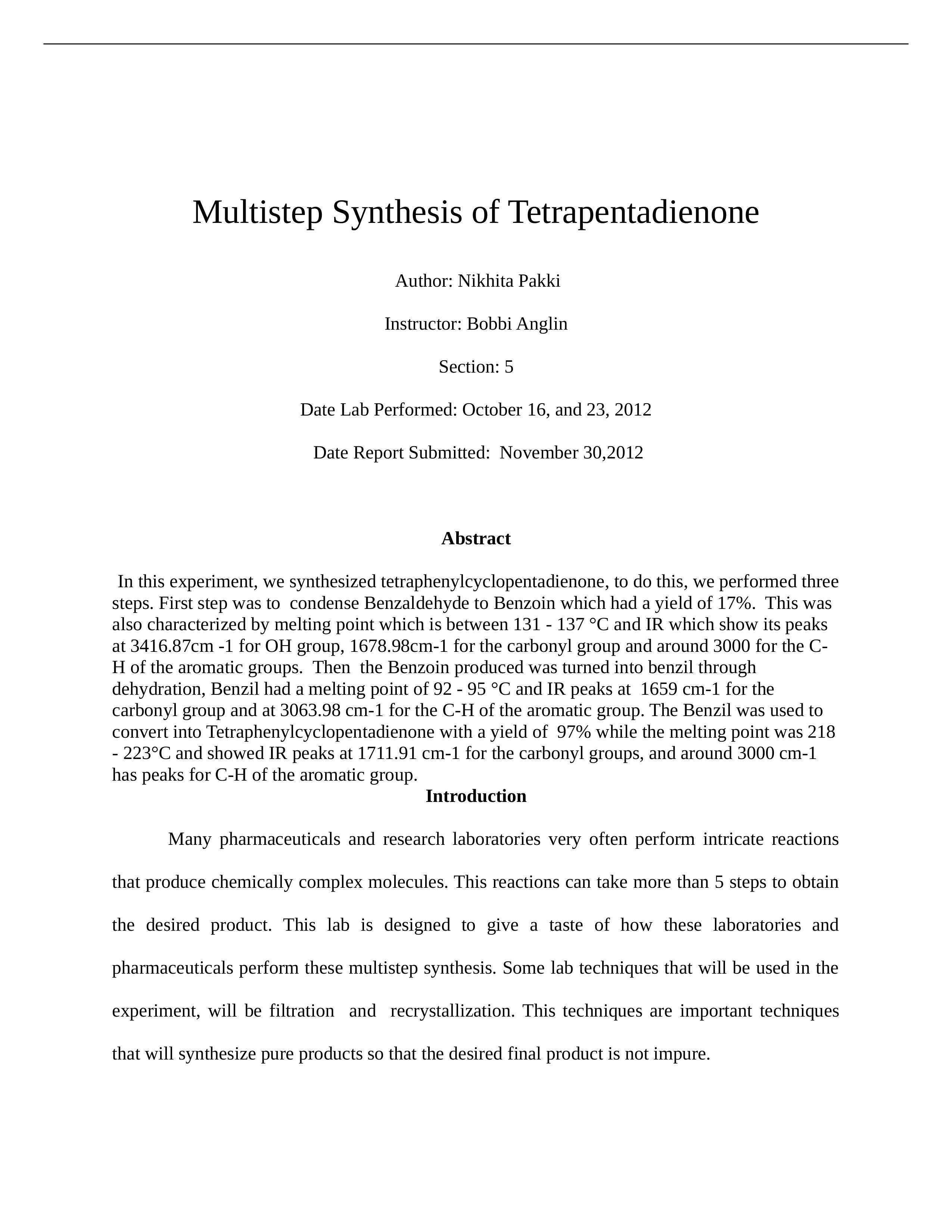 Multistep Synthesis Lab Report_da35im0dxrc_page1