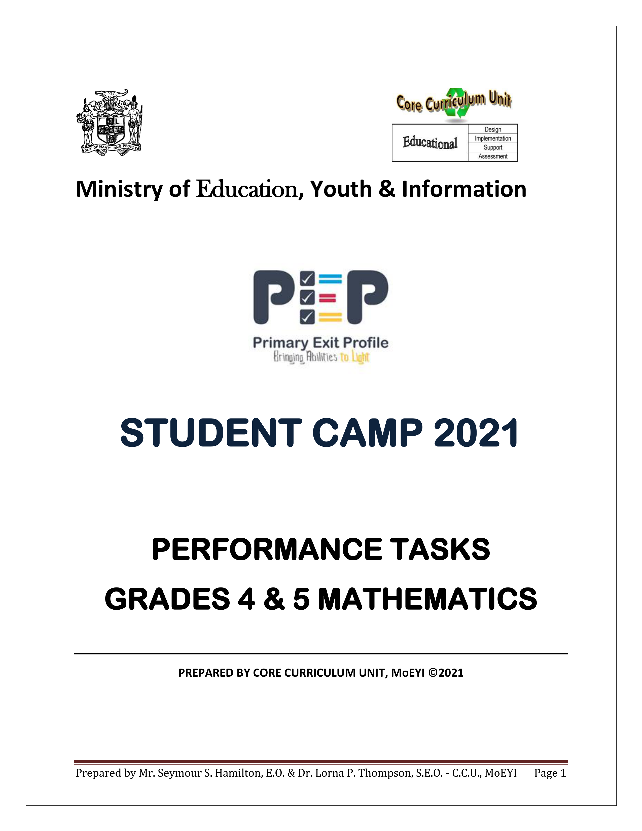 Mathematics Performance Tasks - Grades 4 and 5 - Teacher.pdf_da48jhihtjn_page1