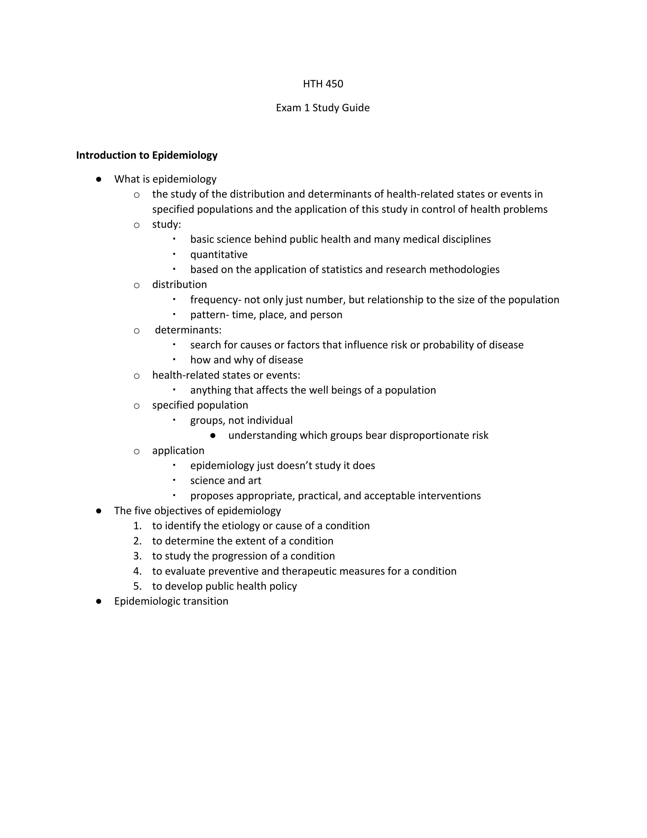 HTH 450 Exam 1 Study Guide.pdf_da4ogheqi1s_page1