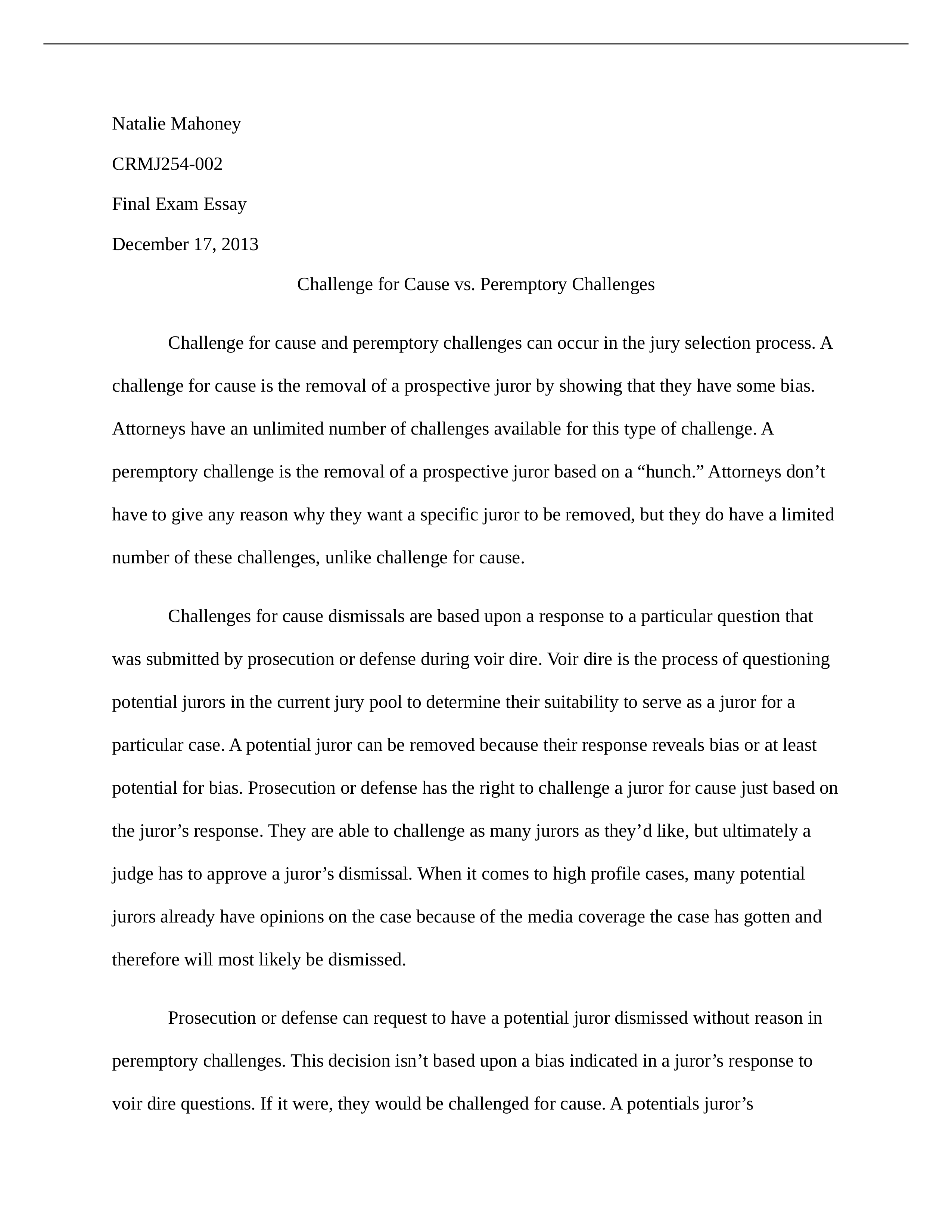 essay #4 Challenge for Cause vs. Peremptory Challenges_da5u1cmpjuc_page1