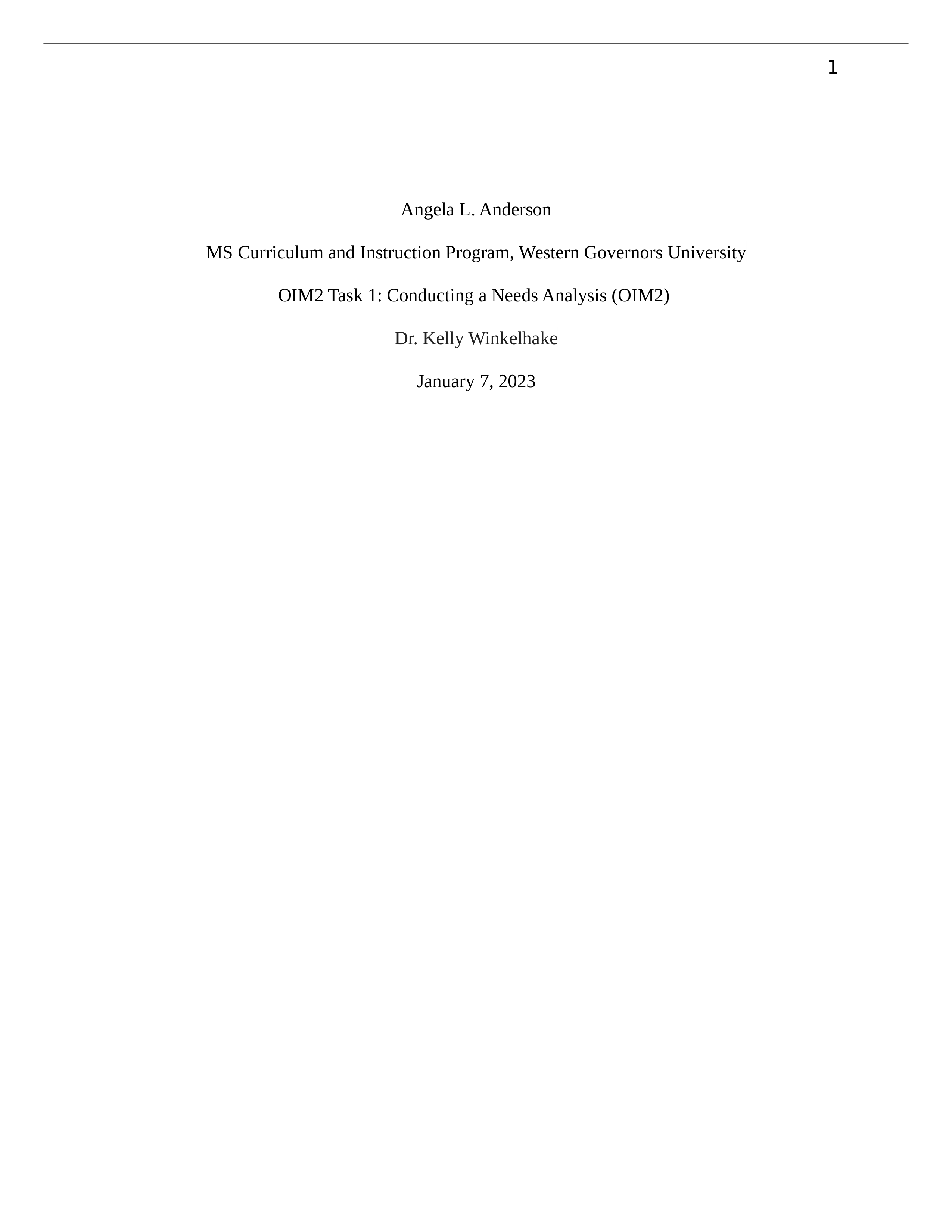 OIM2 Task 1- Conducting a Needs Analysis (OIM2).docx_da9lwzssi7e_page1