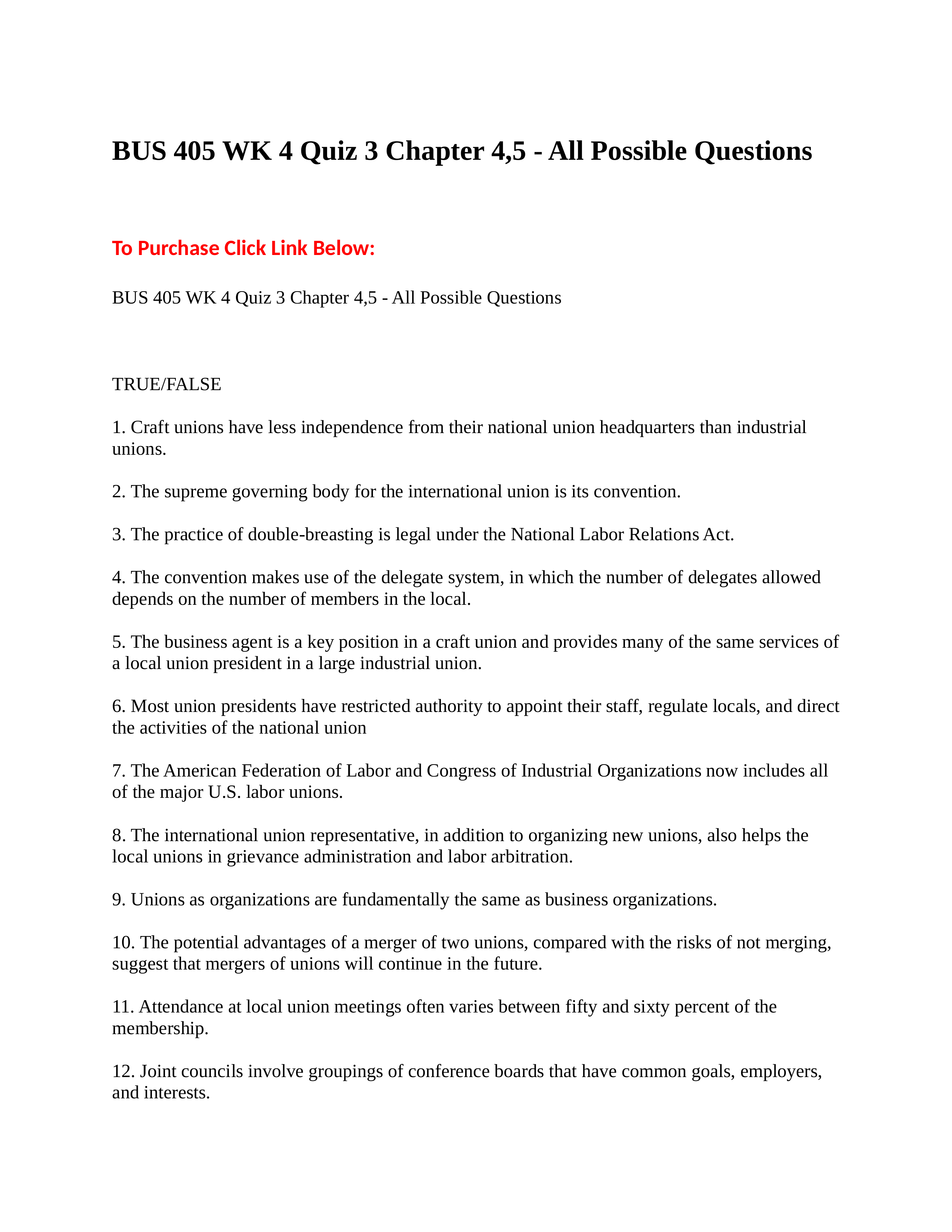 BUS 405 WK 4 Quiz 3 Chapter 4,5 - All Possible Questions_dalgg5tnlkl_page1