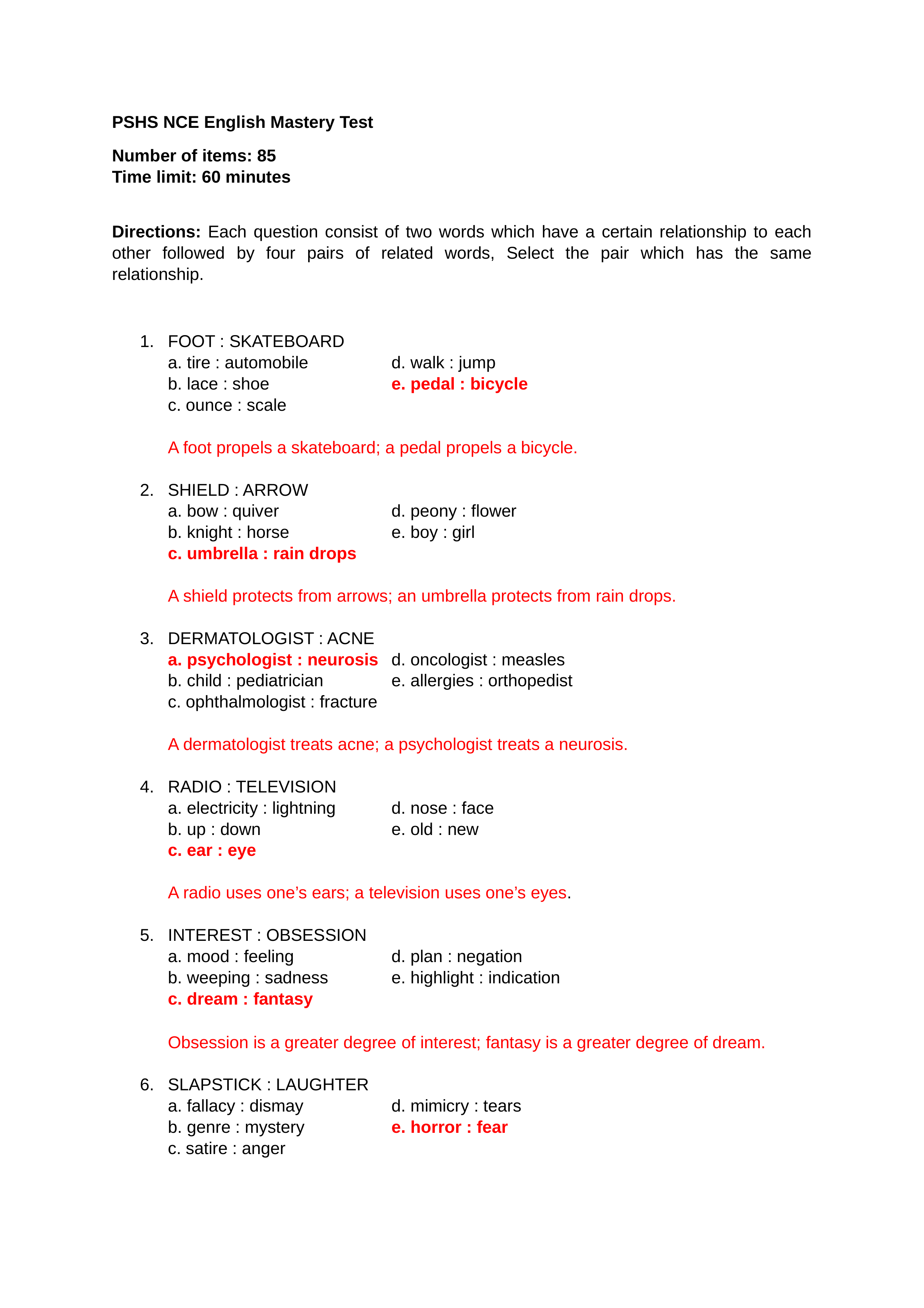 PSHS NCE English Mastery Test Key.docx_damj6m1qr5n_page1