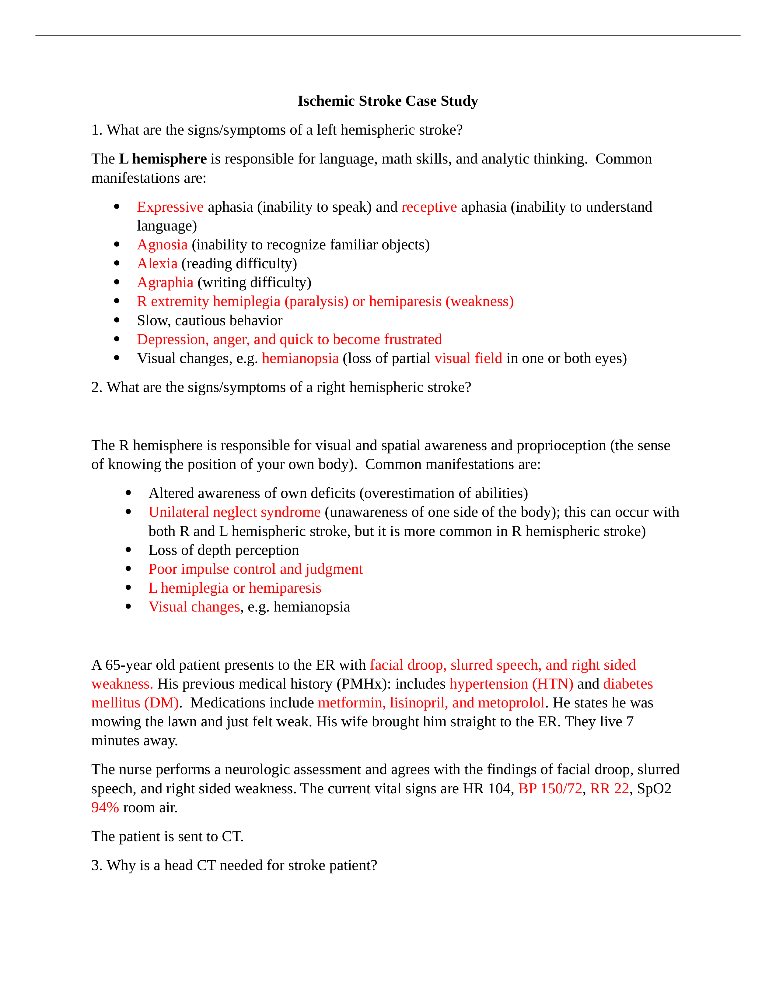 Neurology Case Studies Answers .docx_db5er97mpkl_page1