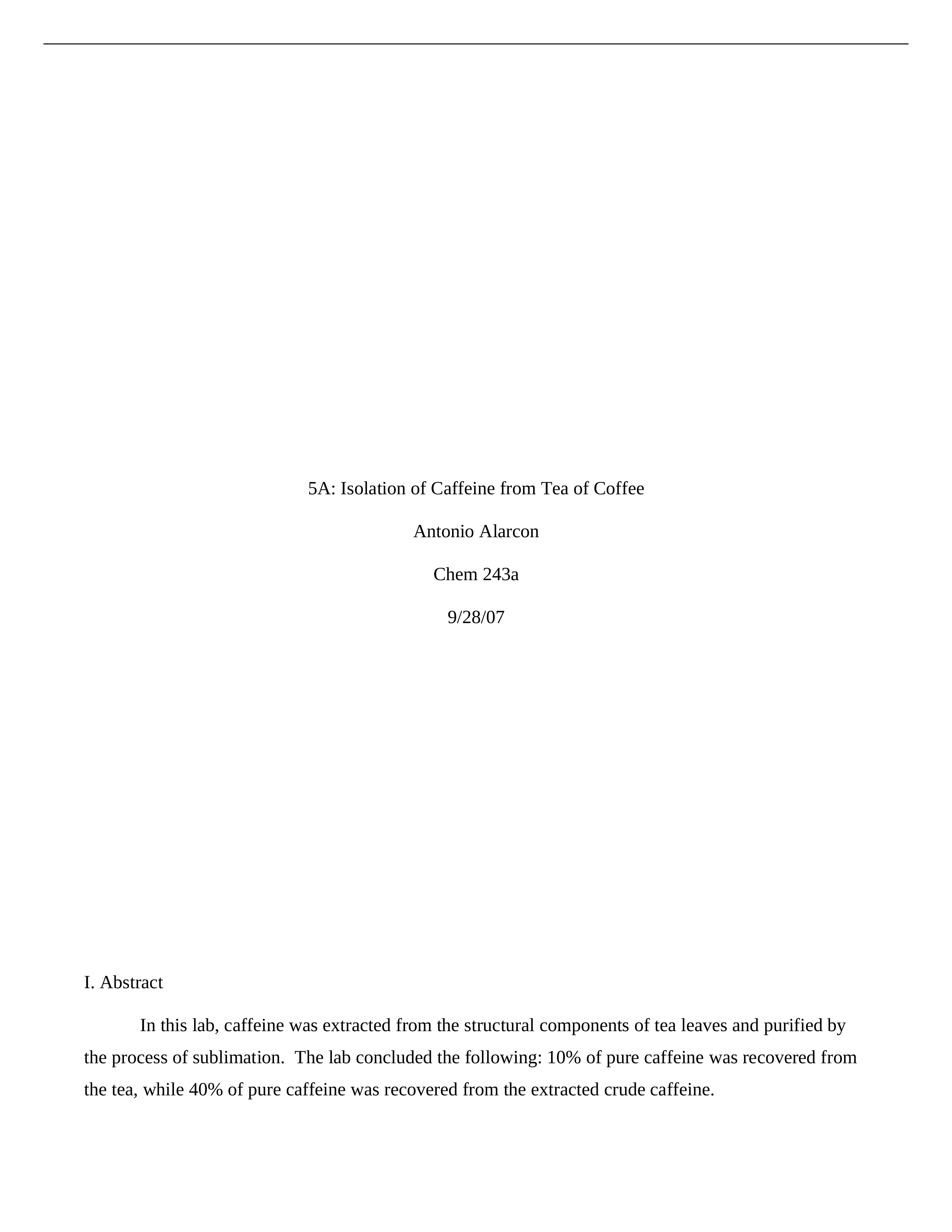 Chem 243a - Isolation of Caffeine from Tea or Coffee_db6sv2jf013_page1