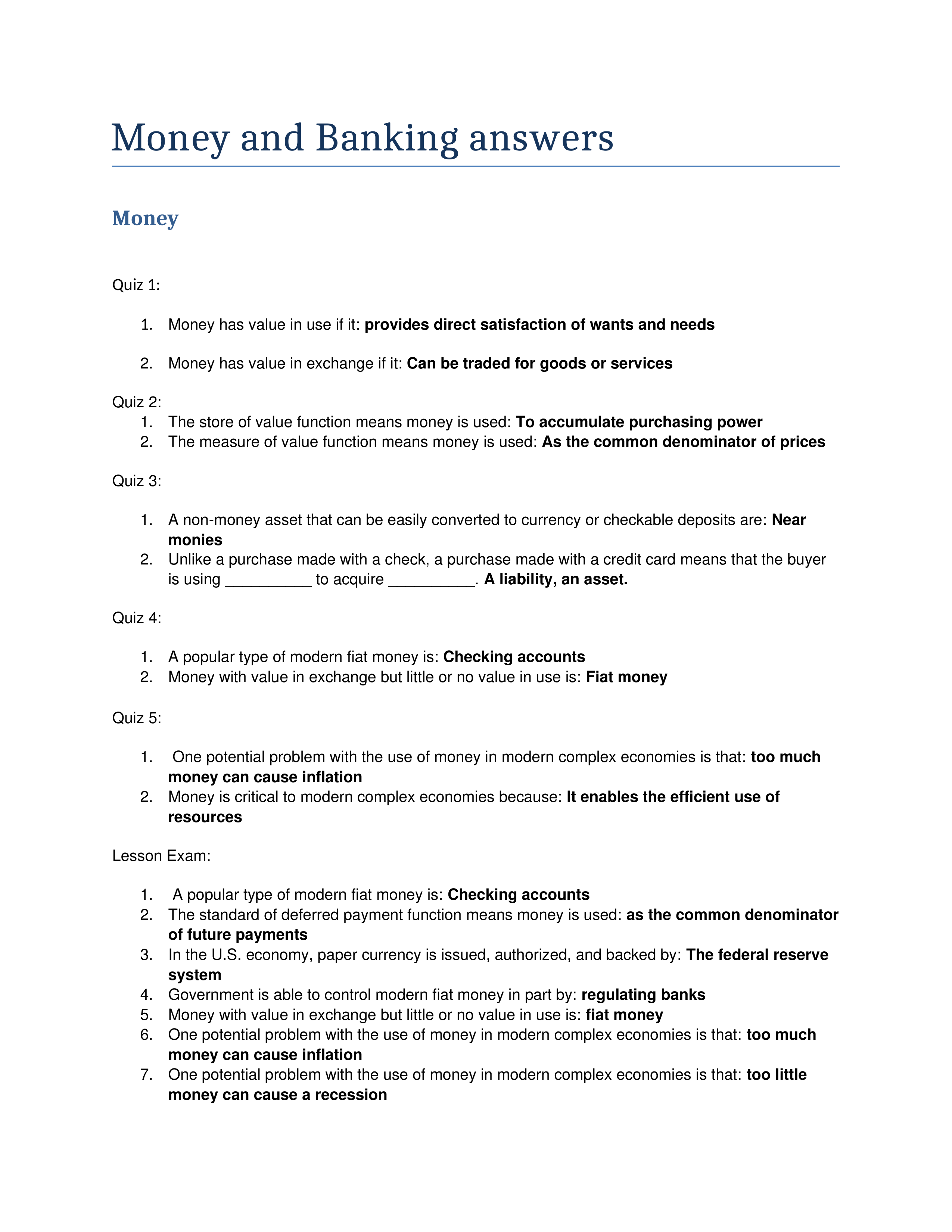 Money and Banking answers.docx_db9fl5k69h1_page1