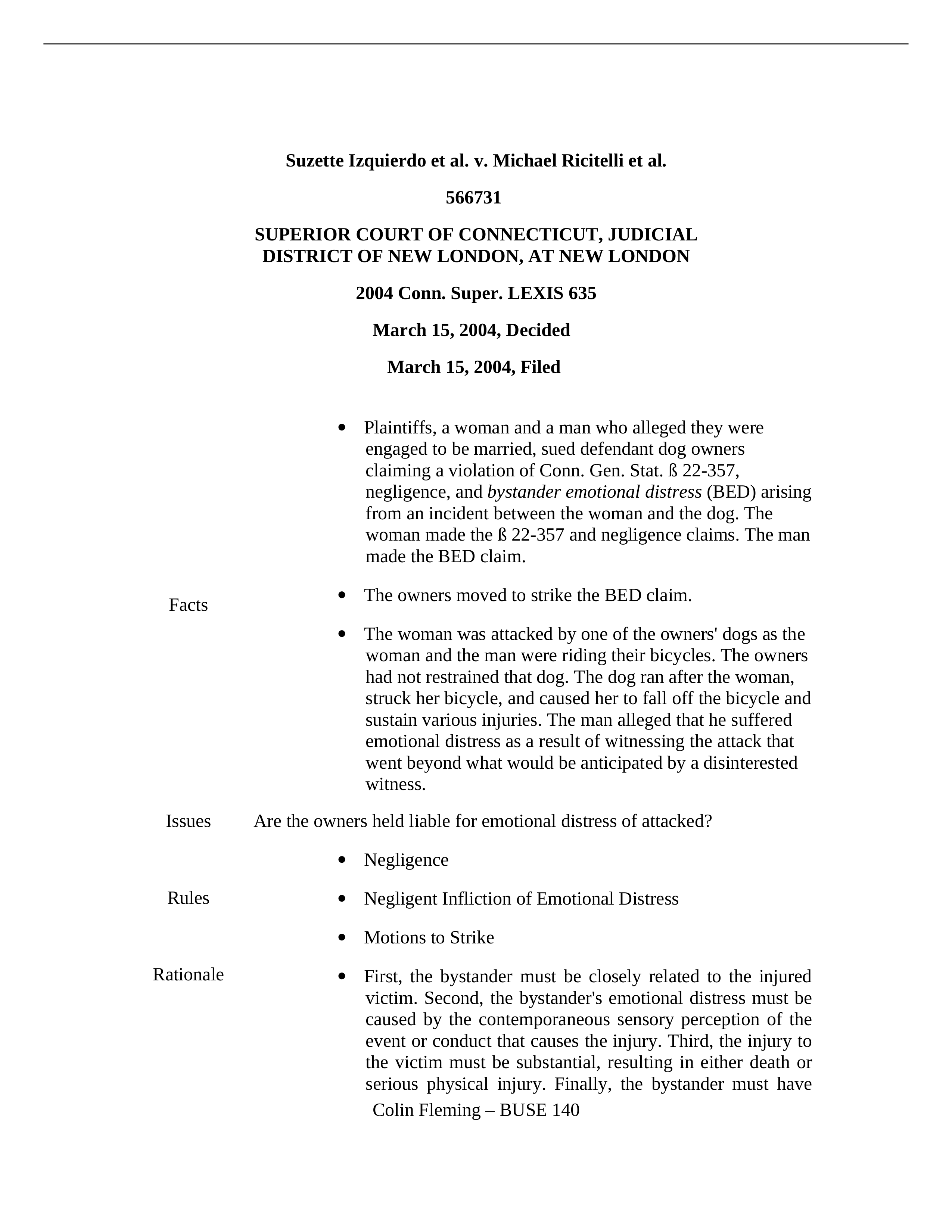 Suzette Izquierdo et al. v. Michael Ricitelli et al._dbewvon4ybe_page1