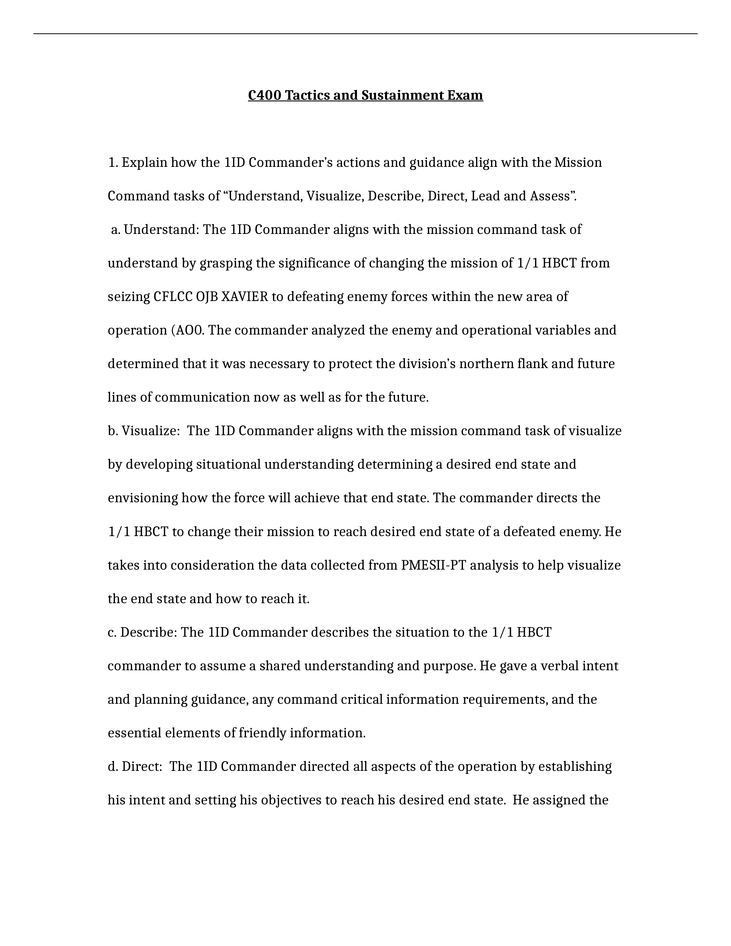 C400 Tactics and Sustainment Exam.docx_dbfu7fp8201_page1