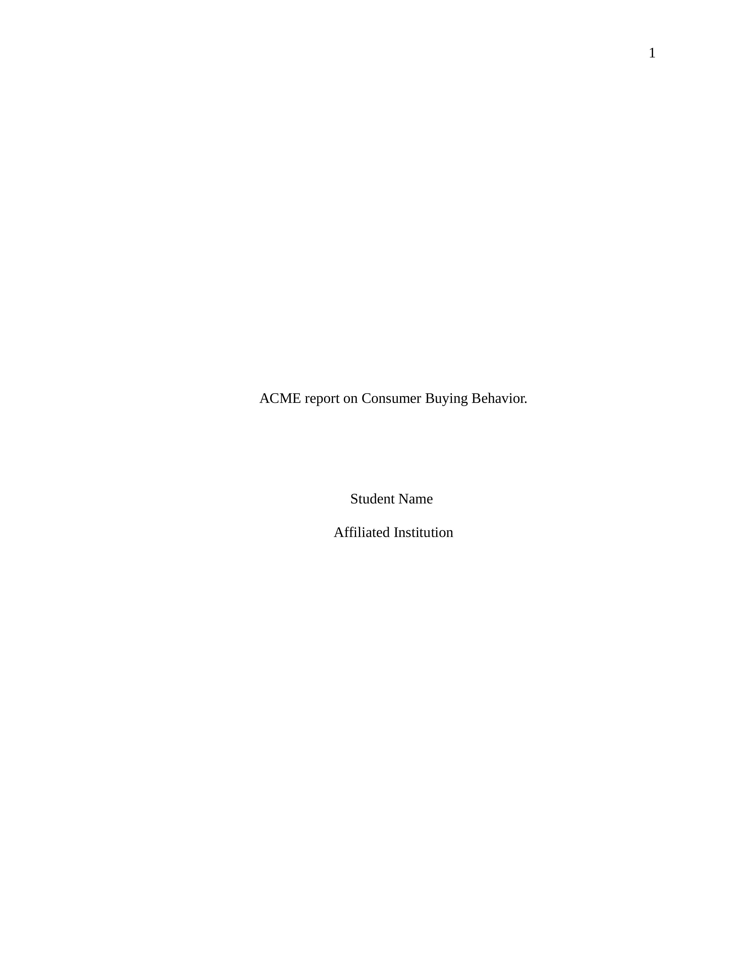 ACME report on consumer buying behavior (2)edited (1) (1) Final.docx_dbyf3de3lbe_page1