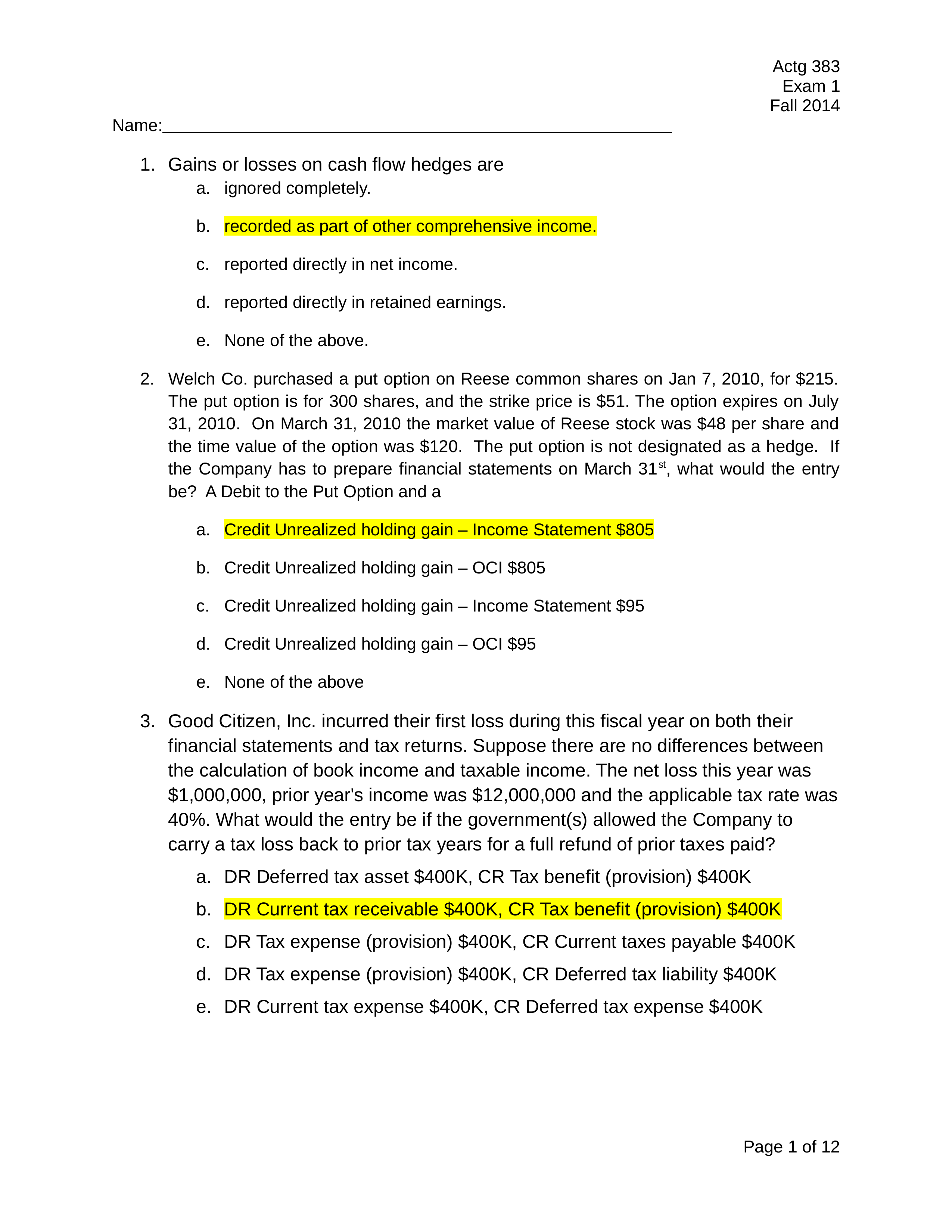 Actg 383 Exam 1 Fall 2014 ANSWERS_dc3ce5vy5jb_page1