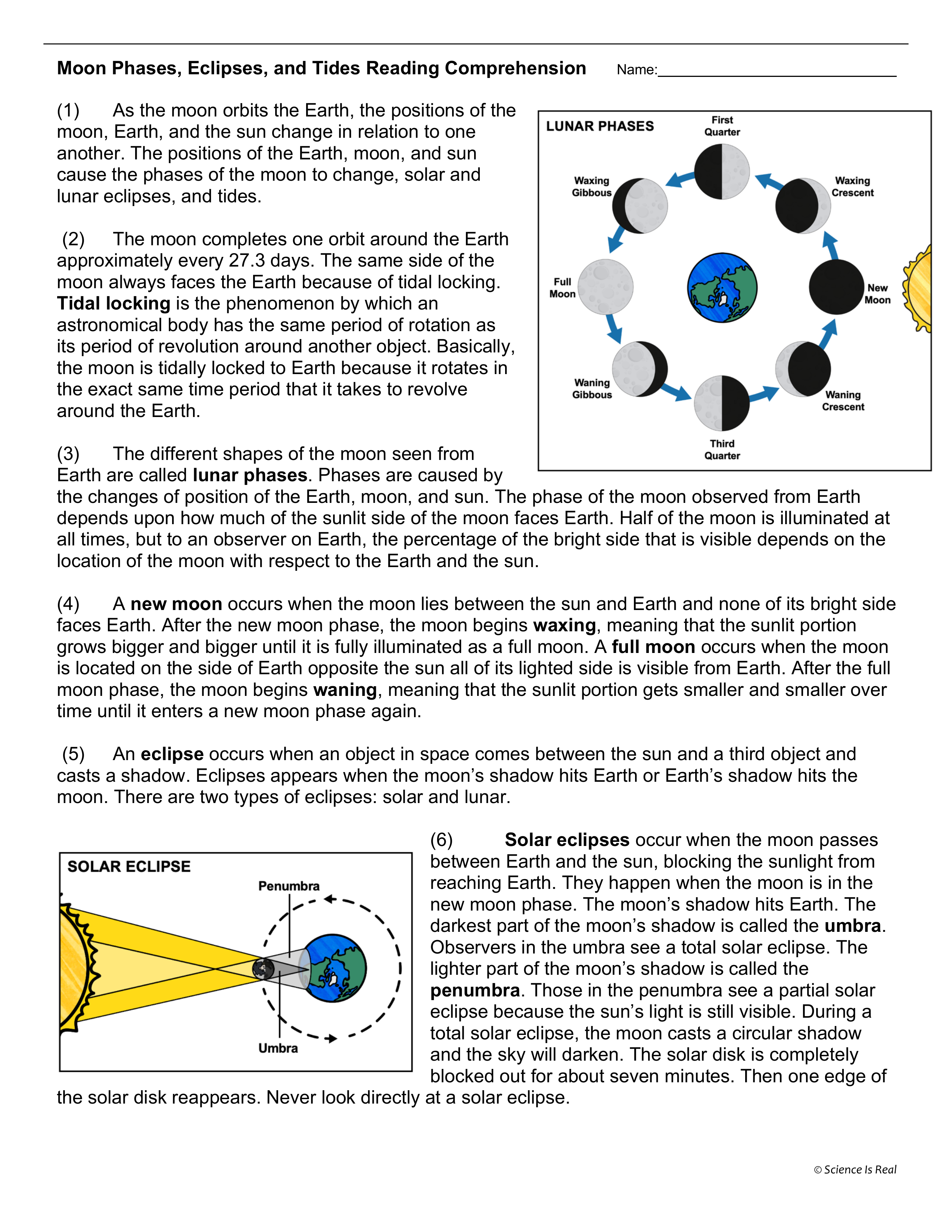 Edna Tucker - Phases Eclipses Tides Reading Comprehension Activity.pdf_dcbh6y99vrx_page1