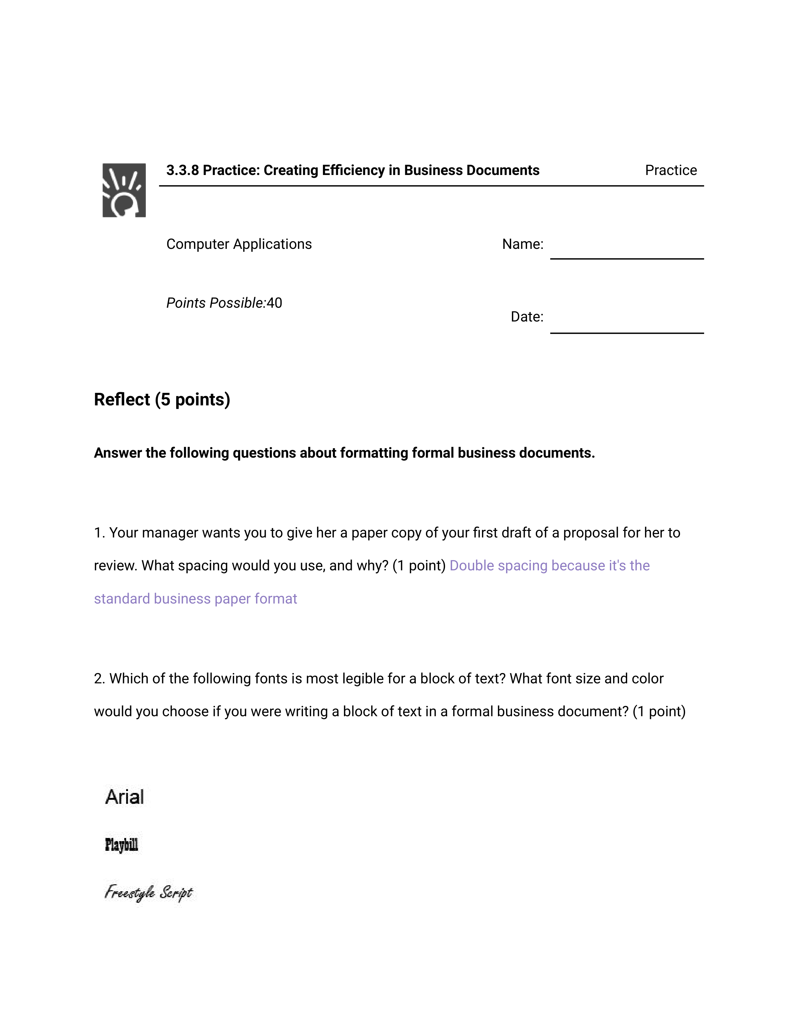 3.3.8 practice _ Creating Efficiency in business documents.pdf_dcefce3qe51_page1