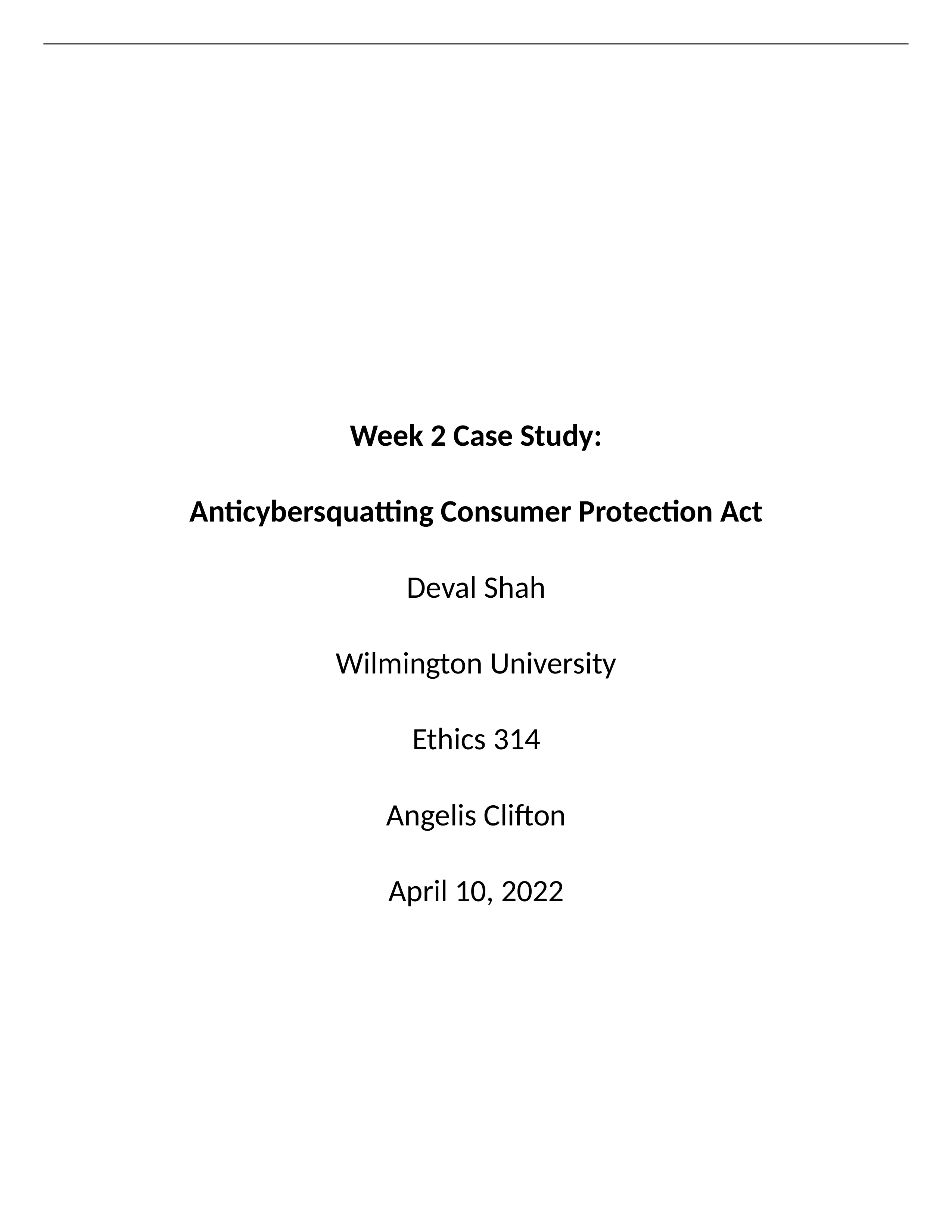 Week 4 case study -  Anticybersquatting Consumer Protection Act.docx_dcmkb4mgb2t_page1