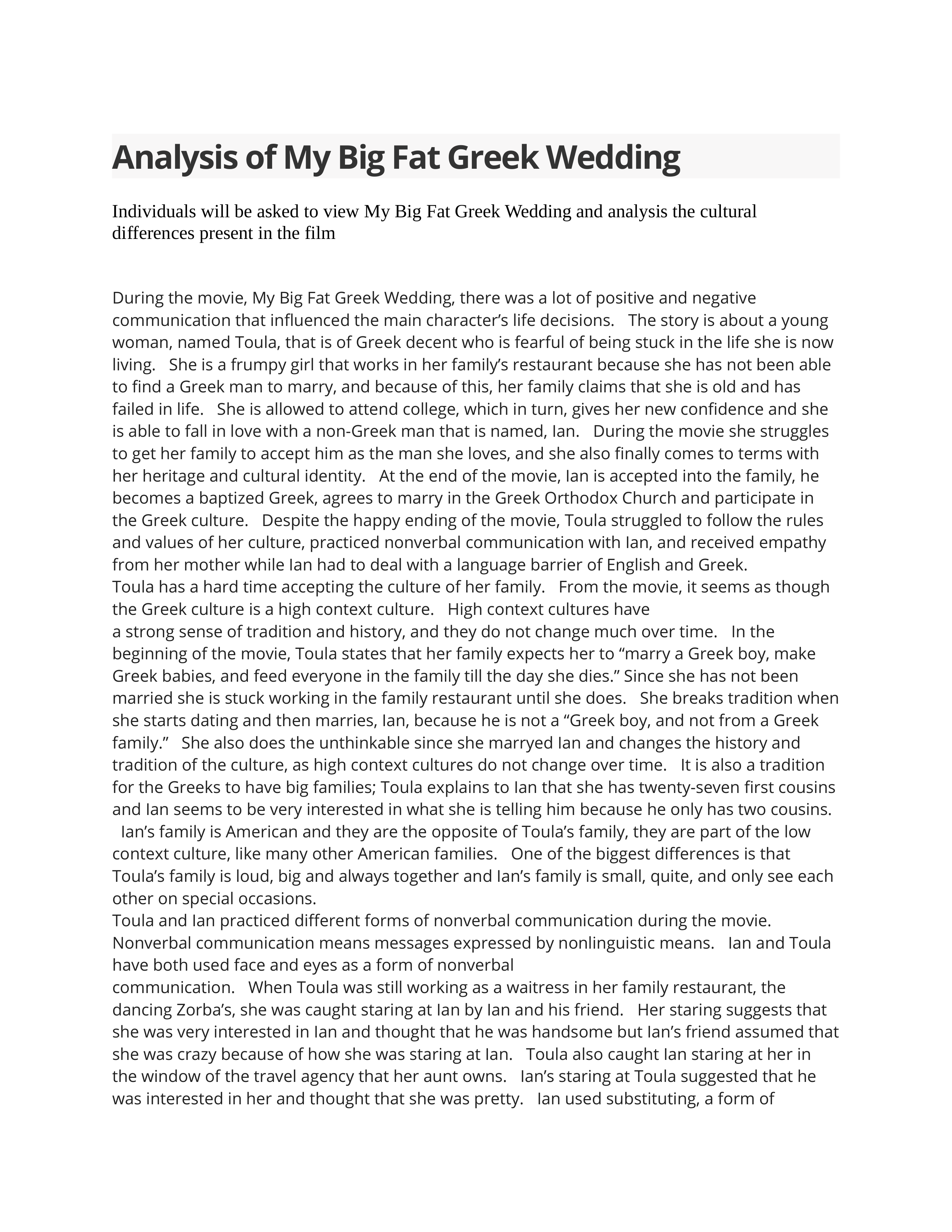 Analysis of My Big Fat Greek Wedding.docx_dcrbu0e6ci6_page1